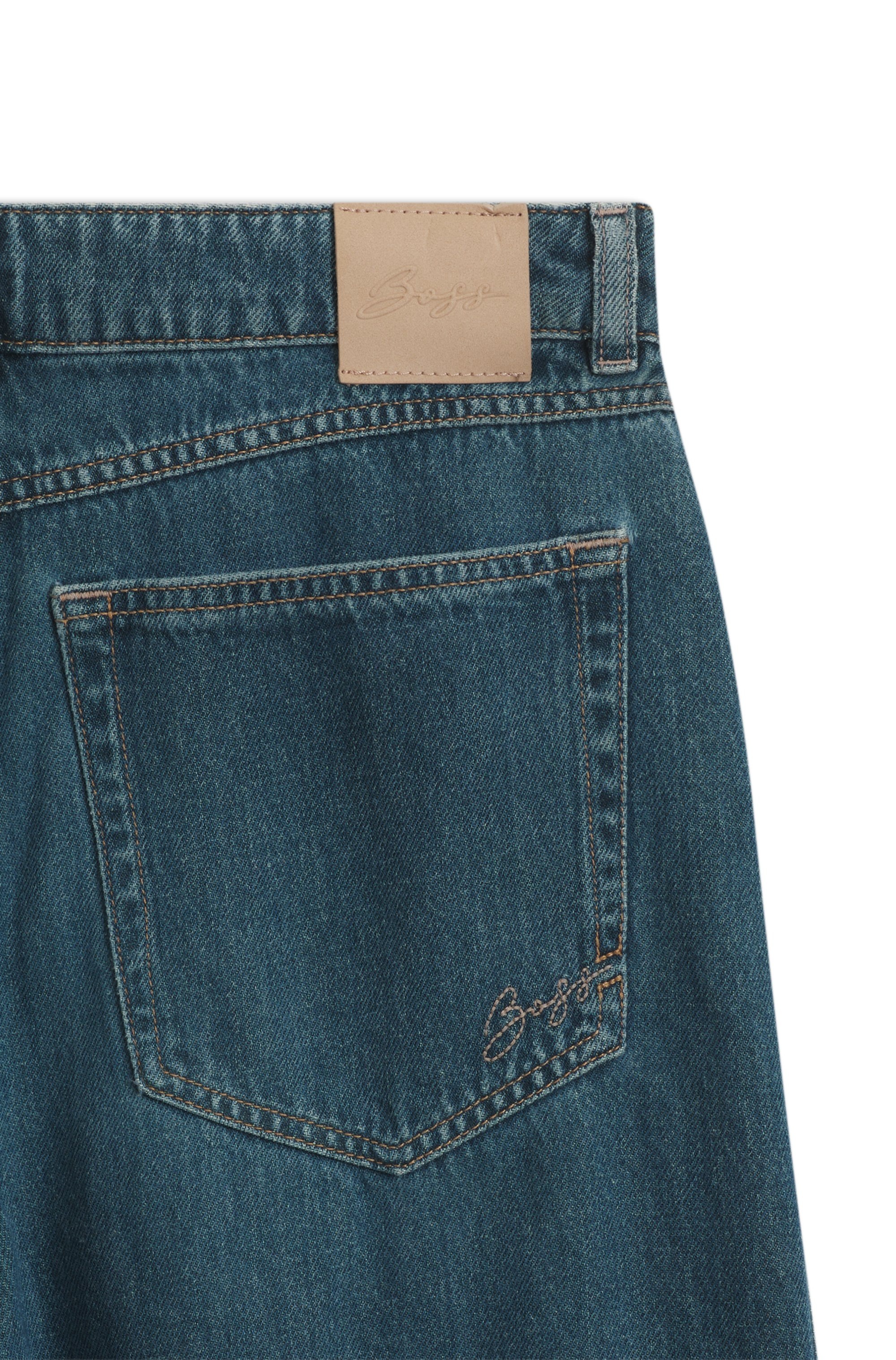 BOSS ORANGE High-waist-Jeans »DIANA HR C Premium Damenmode« im Balloon Fit, Baumwoll-Denim