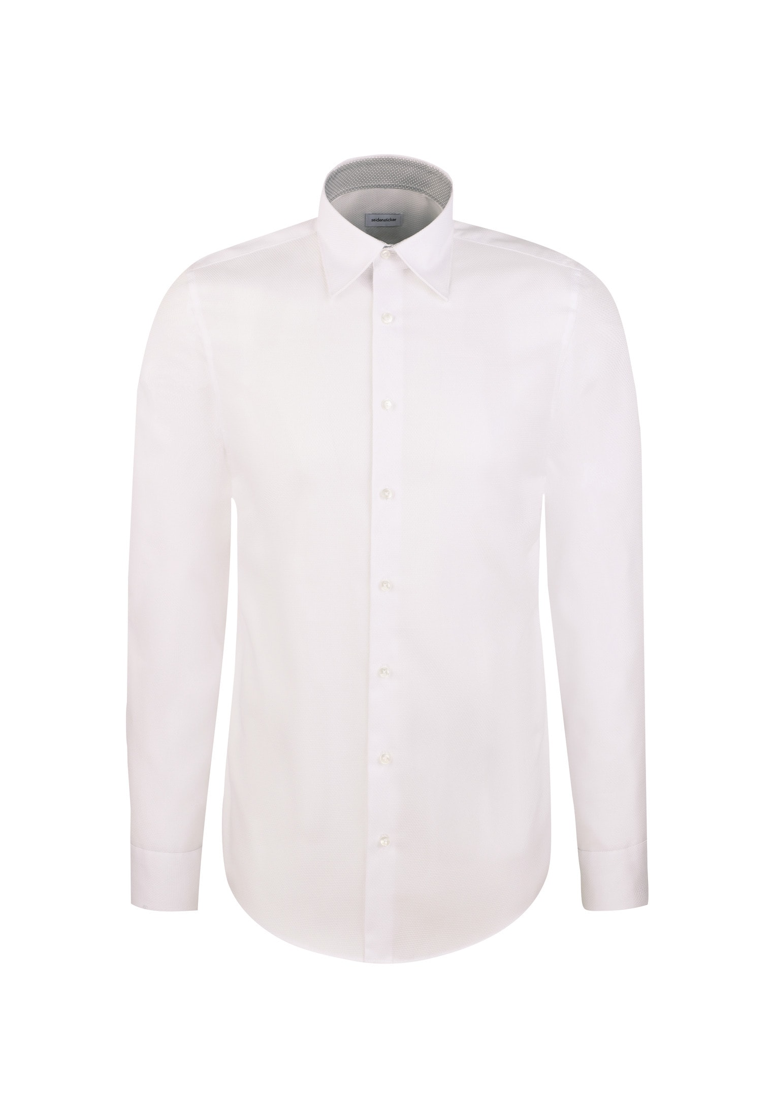 seidensticker Businesshemd »Schwarze Rose«, Slim 1/1 Covered-Button-Down-Kragen Struktur