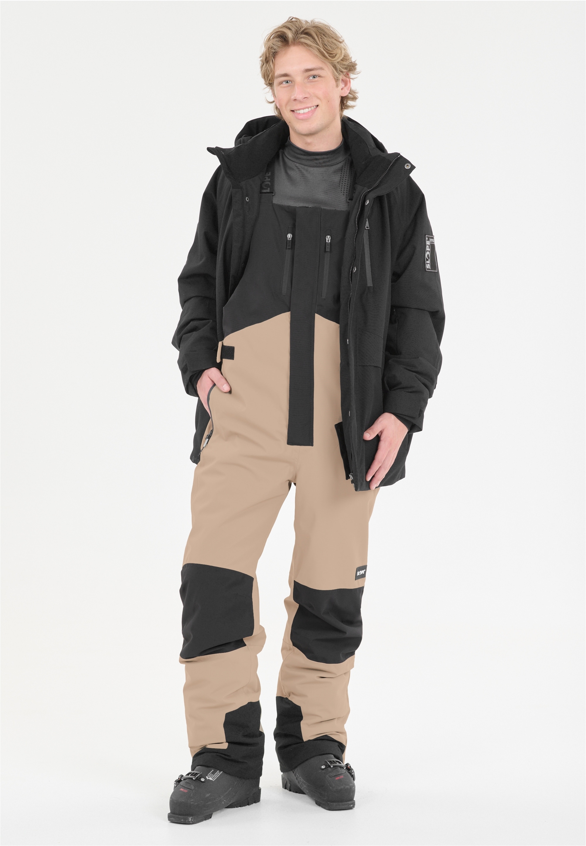 SLOPE Skihose »Kenwood«, im ausgeklügelten Latzhosen-Design