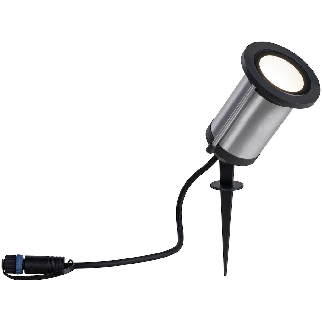 Paulmann LED Gartenstrahler »Plug & Shine«, 3 flammig-flammig, LED-Modul, 3000K 6W 24V IP65