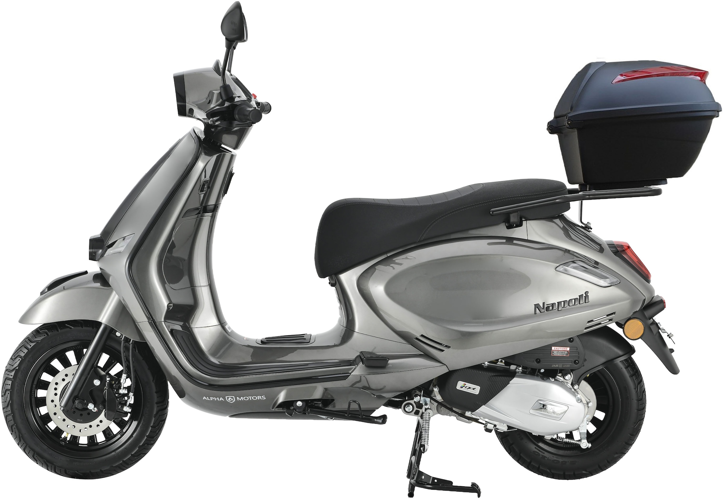 Alpha Motors Motorroller »Napoli 125 ccm 85 km/h EURO 5+ (mit/ohne Topcase)«, 125 cm³, 85 km/h, Euro 5, 9,38 PS