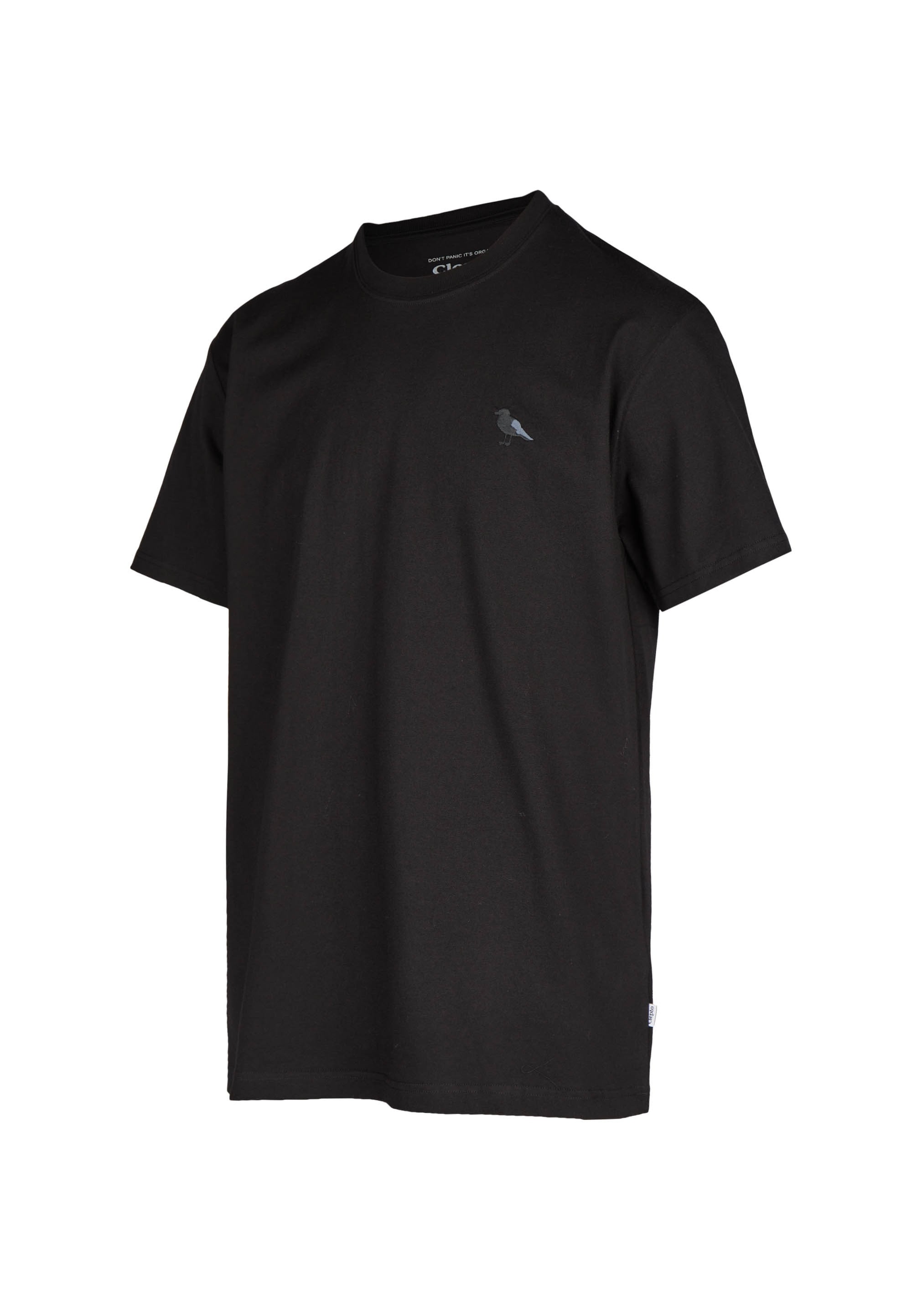 Cleptomanicx T-Shirt »Embroidery Gull Mono«, mit lockerem Schnitt