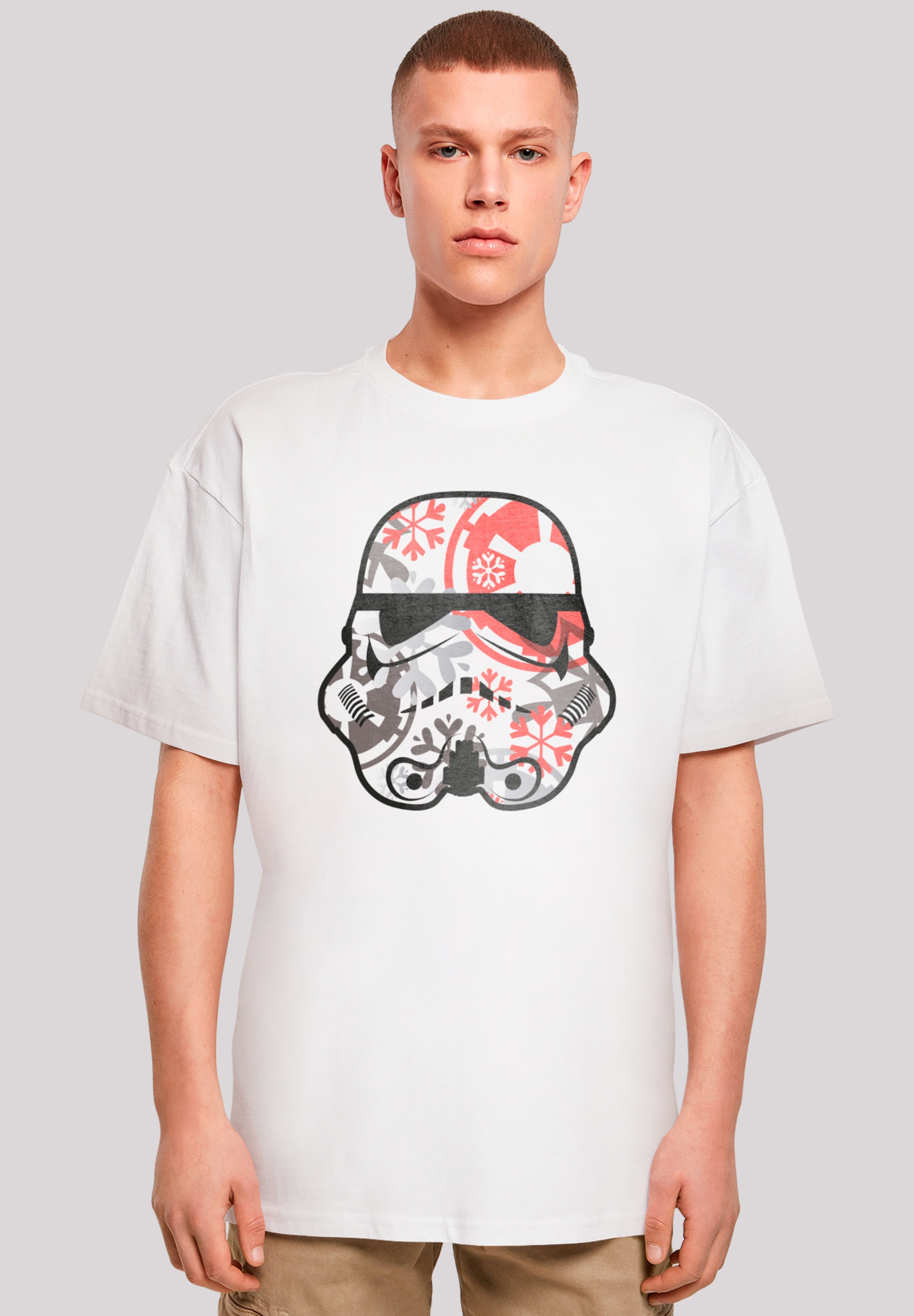 F4NT4STIC T-Shirt "Star Wars Trooper Head Snoflakes", Premium Qualität günstig online kaufen