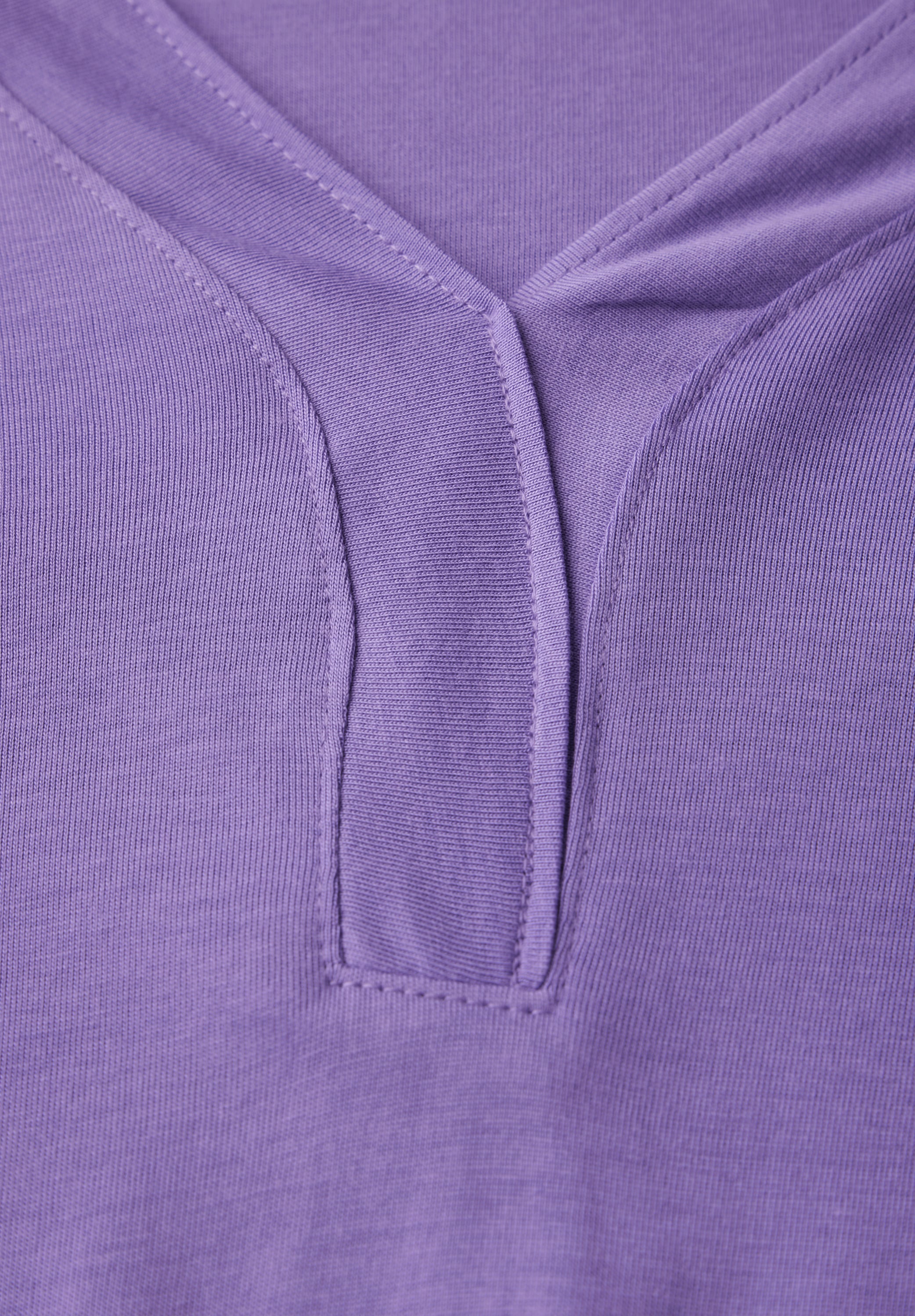 Cecil Langarmshirt, im angenehmen Materialmix