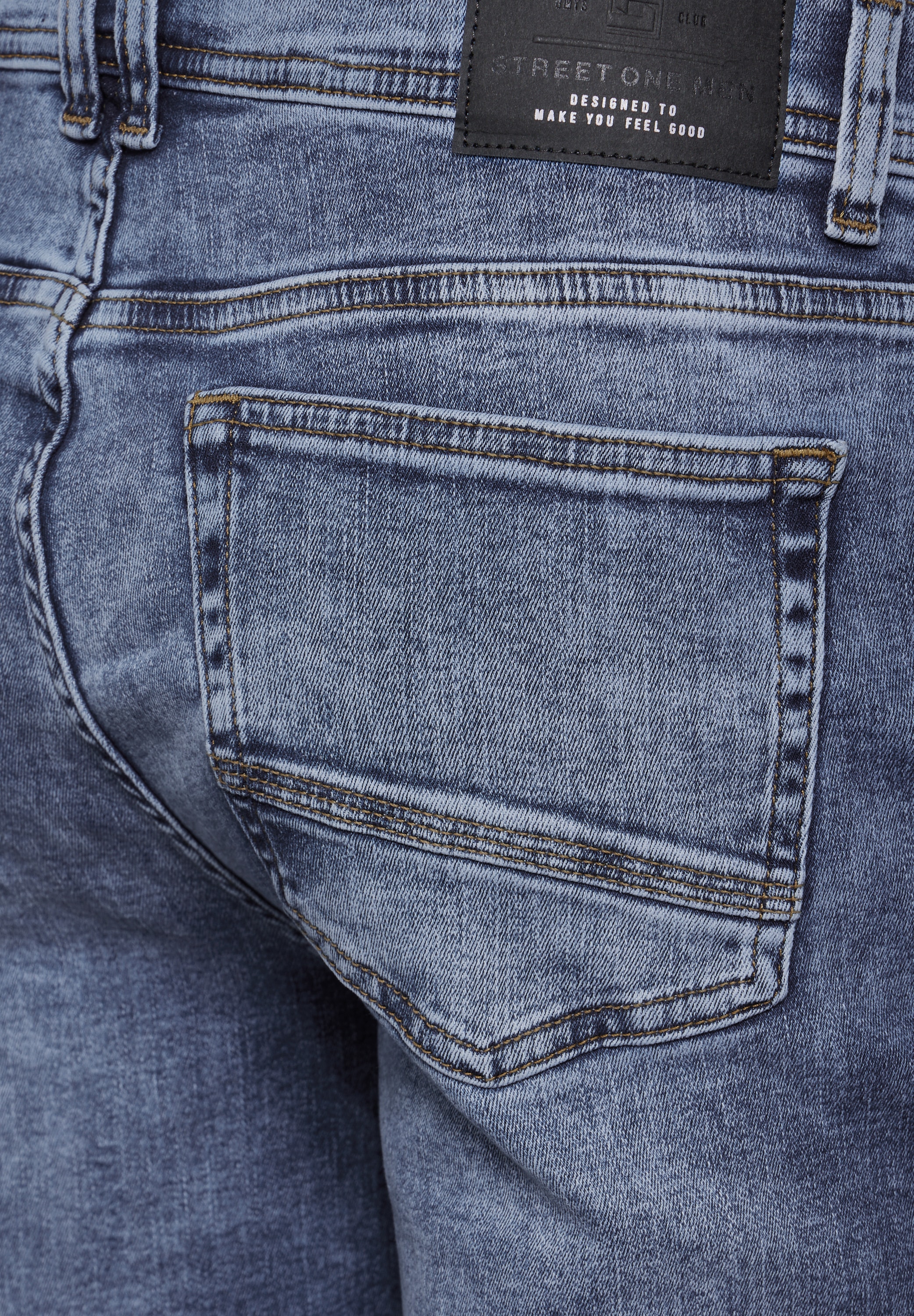 STREET ONE MEN Regular-fit-Jeans, 5-Pocket-Style