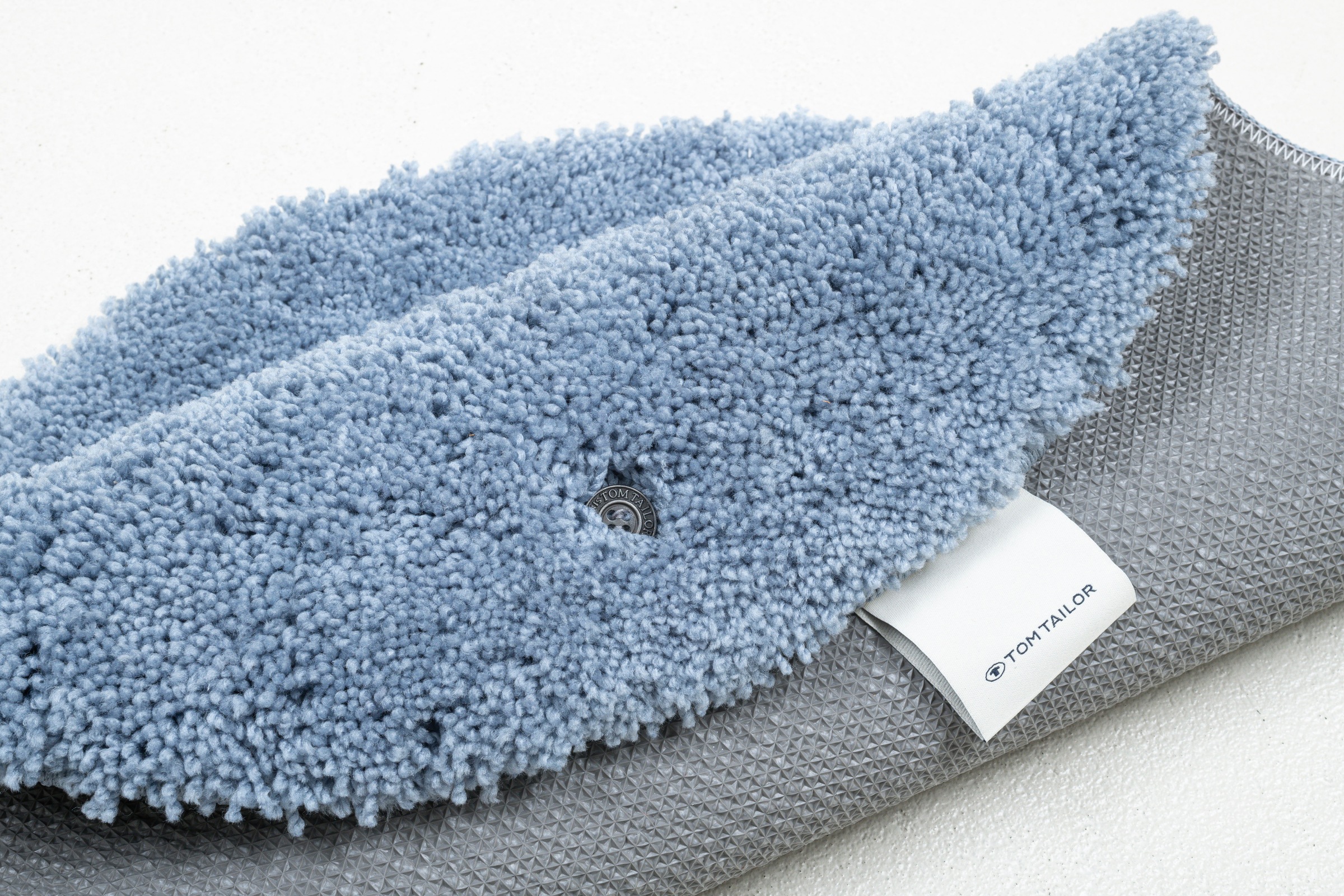 TOM TAILOR Badematte »Cozy Bath UNI«, rutschhemmend beschichtet, fußbodenheizungsgeeignet, Badteppich, Uni Farben, rechteckig, rund und oval erhältlich