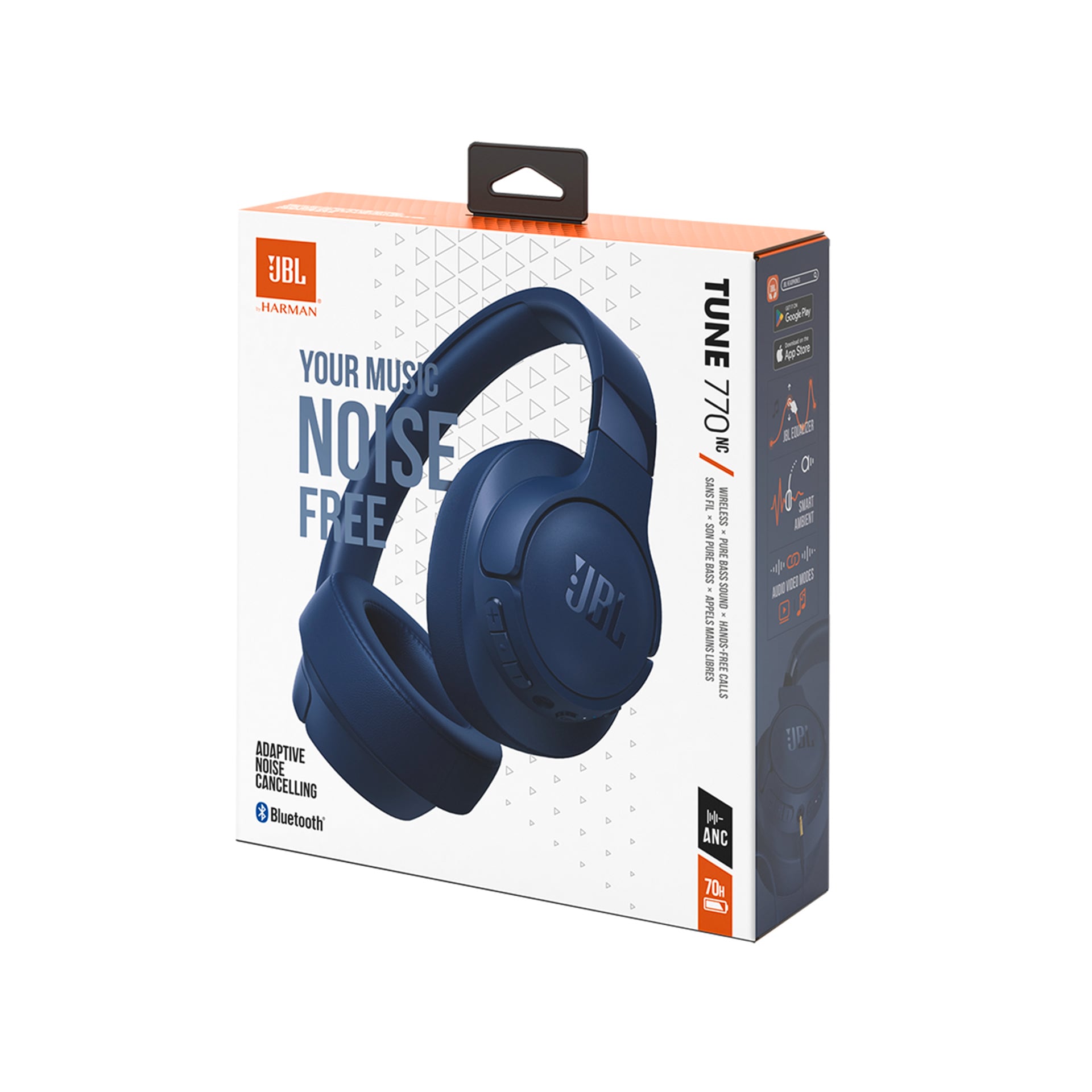 JBL Over-Ear-Kopfhörer »Tune 770NC«, A2DP Bluetooth, Adaptive Noise-Cancelling