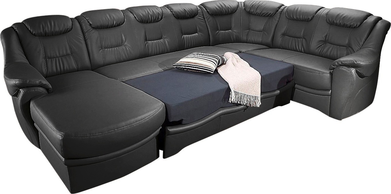 sit&more Wohnlandschaft »Bellevue U-Form«, wahlweise mit Bettfunktion