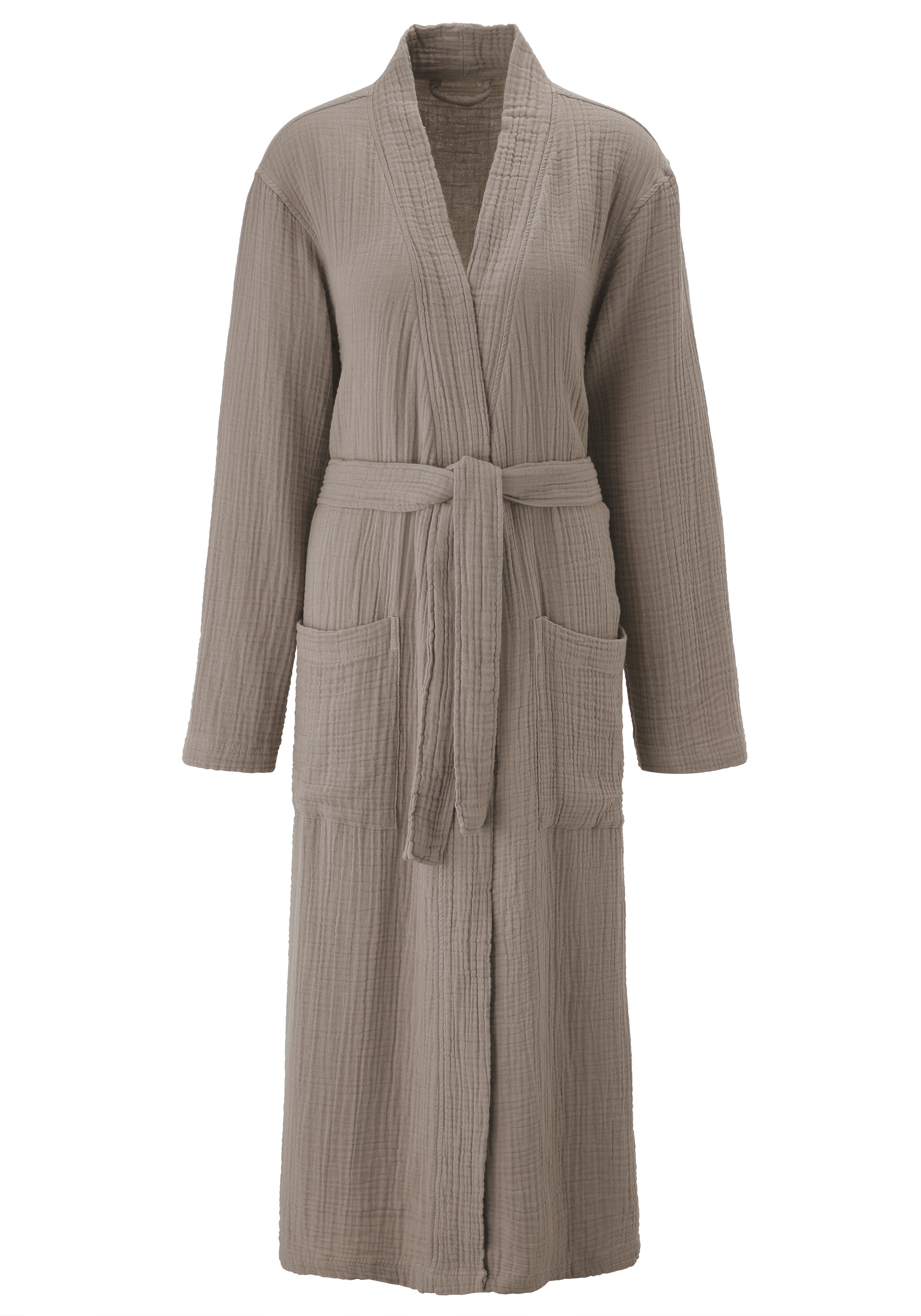 my home Bademantel "Juna Musselin, ideal für Sauna & Spa, Hotelbademantel, günstig online kaufen