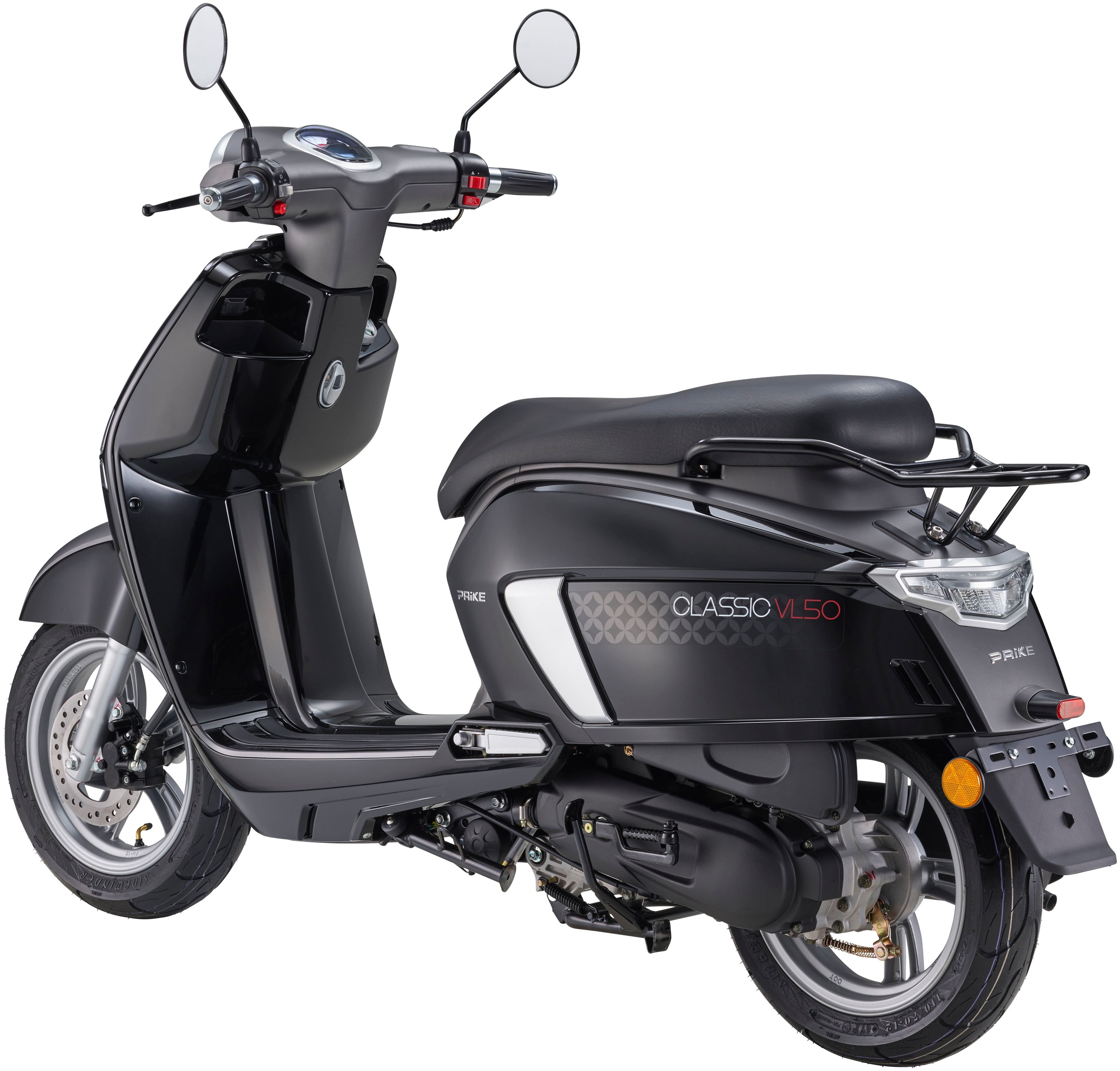 Thumbnail - PRIKE Motorroller "Classic Roller VL50, (45km/h), 50 ccm" 50 cm³ 45 km/h Euro 5 3,12 Kraftstoffeinspritzung (EFI), Lenke...