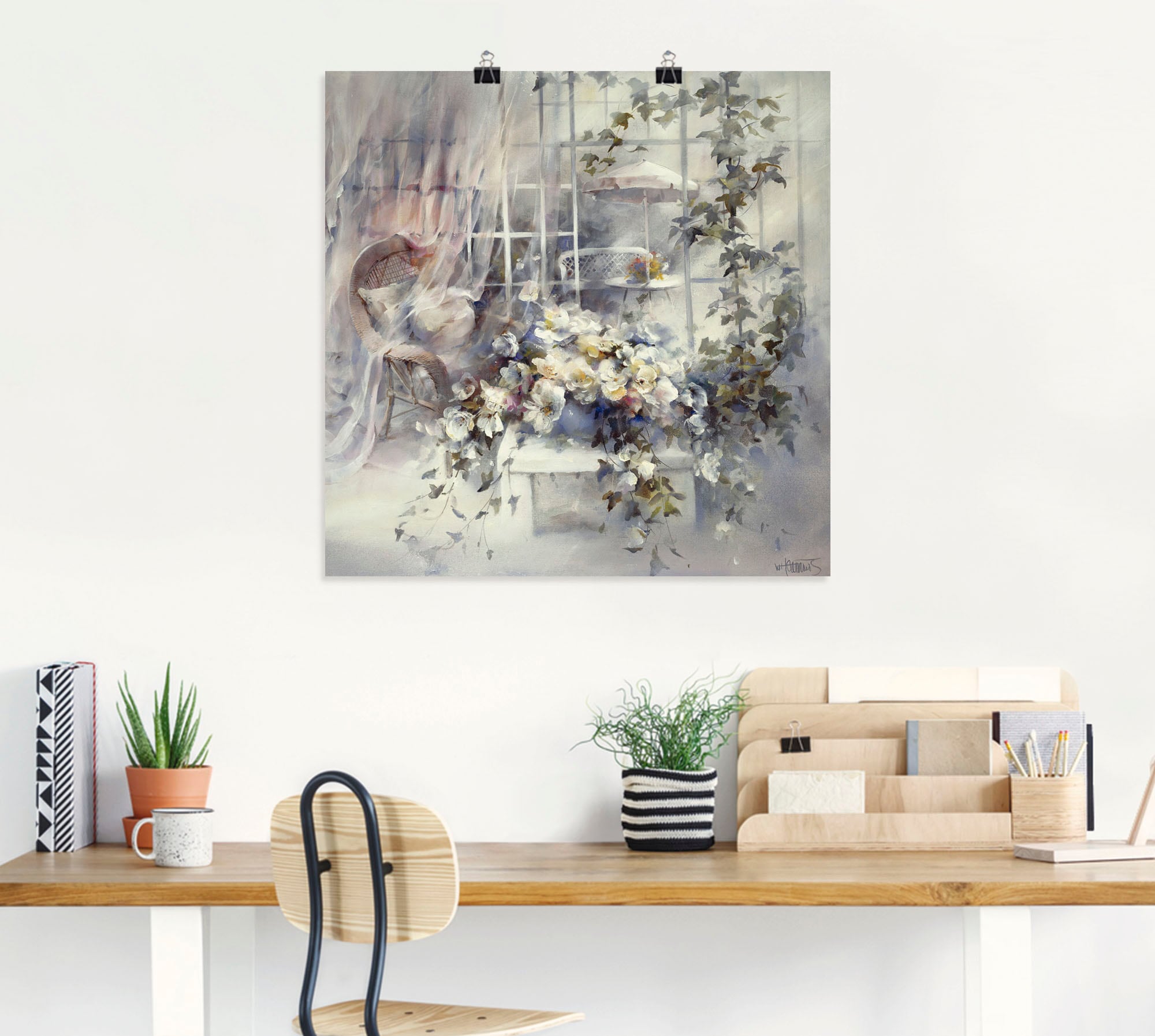 Artland Wandbild »Bezaubernde Moment«, Blumen, (1 St.), als Leinwandbild, Poster, Wandaufkleber in verschied. Größen