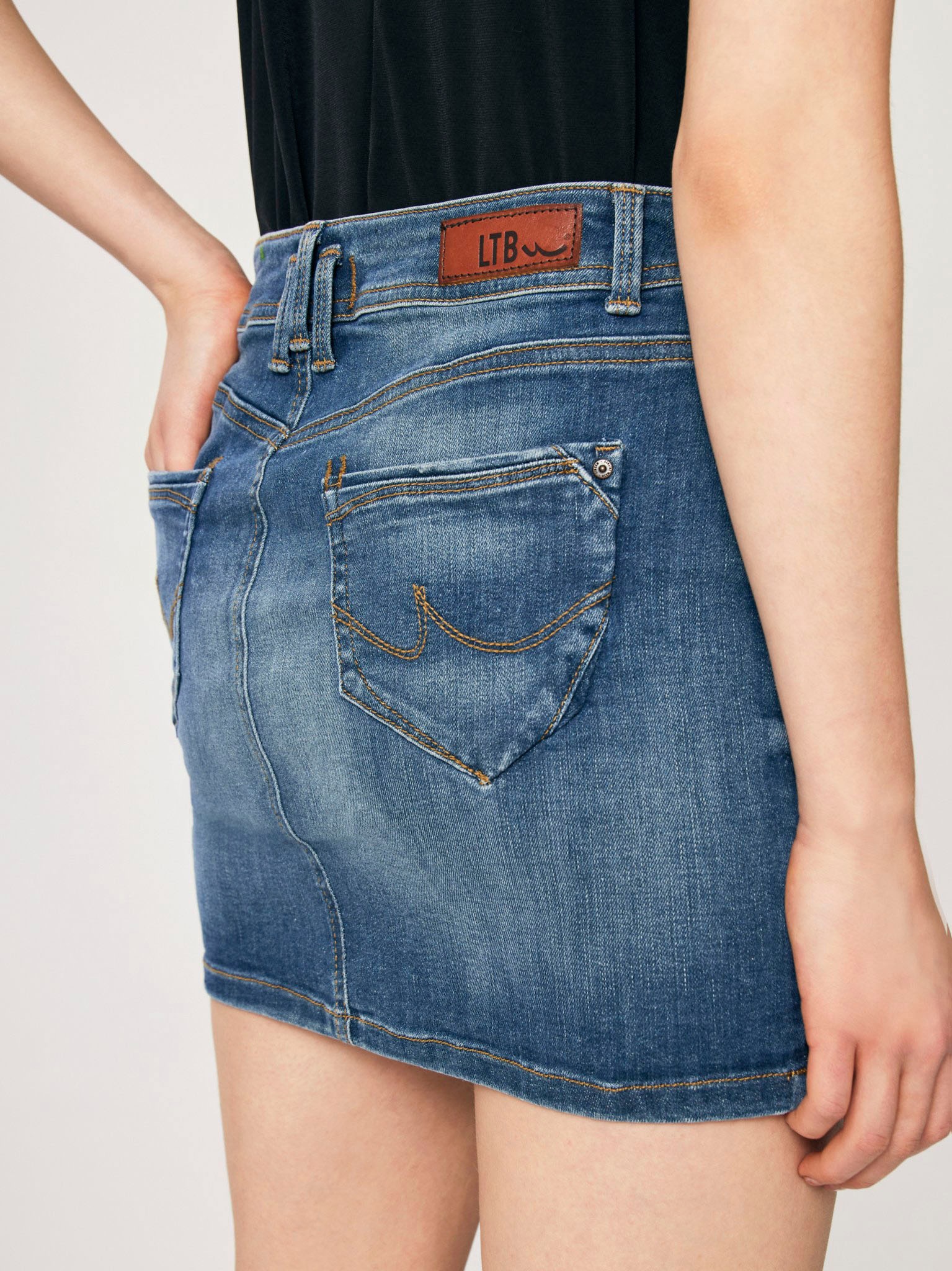 LTB Jeansrock »ADREA«, mit Low-Waist 