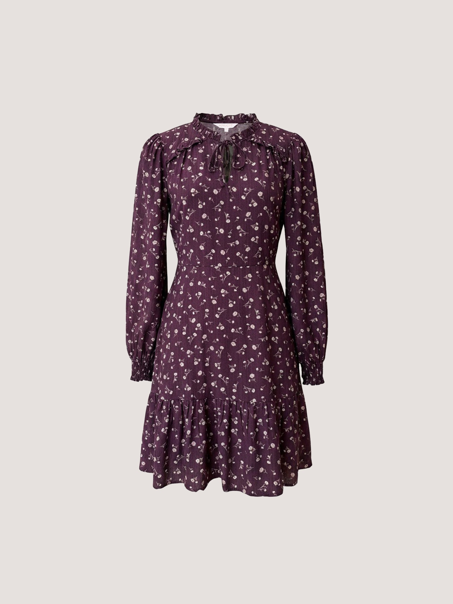 Apricot Minikleid »Skaterkleid in kurzer Länge« mit zartem Blumenmuster