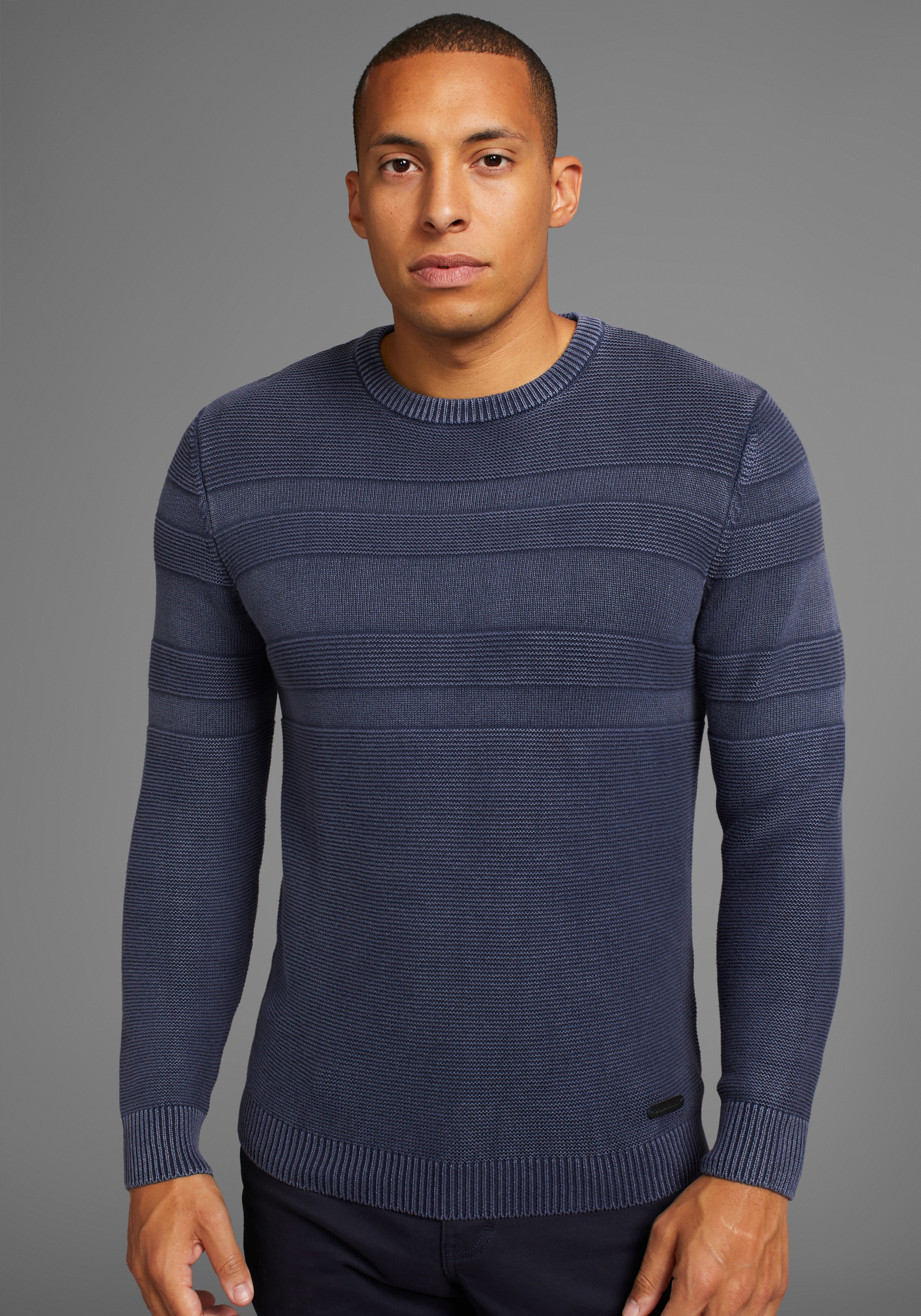 Bruno Banani Jacquardpullover Bis Größe 4 XL günstig online kaufen