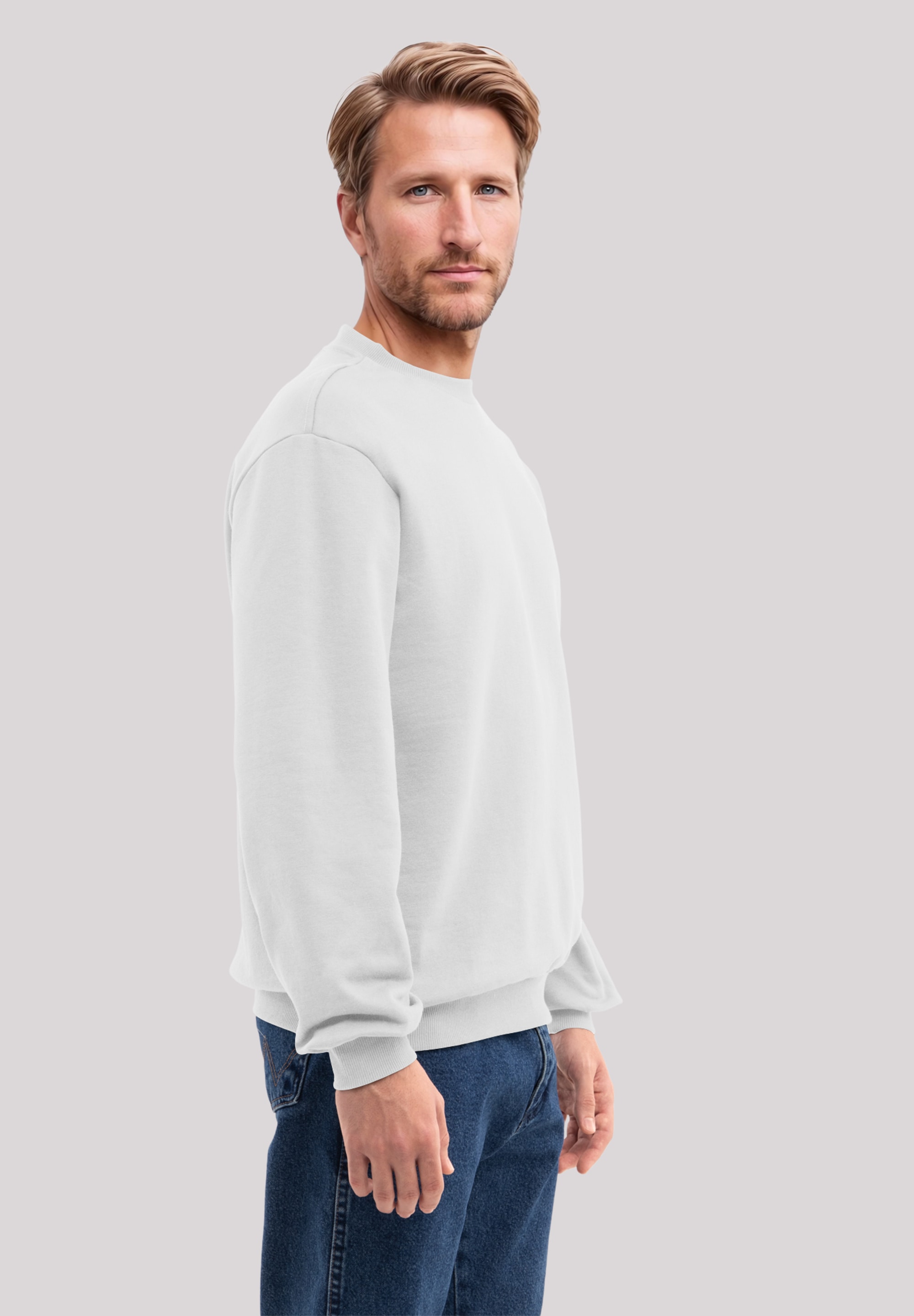 F4NT4STIC Sweatshirt »Halloween Boo Crew Ghost Bestickt«, Premium Qualität