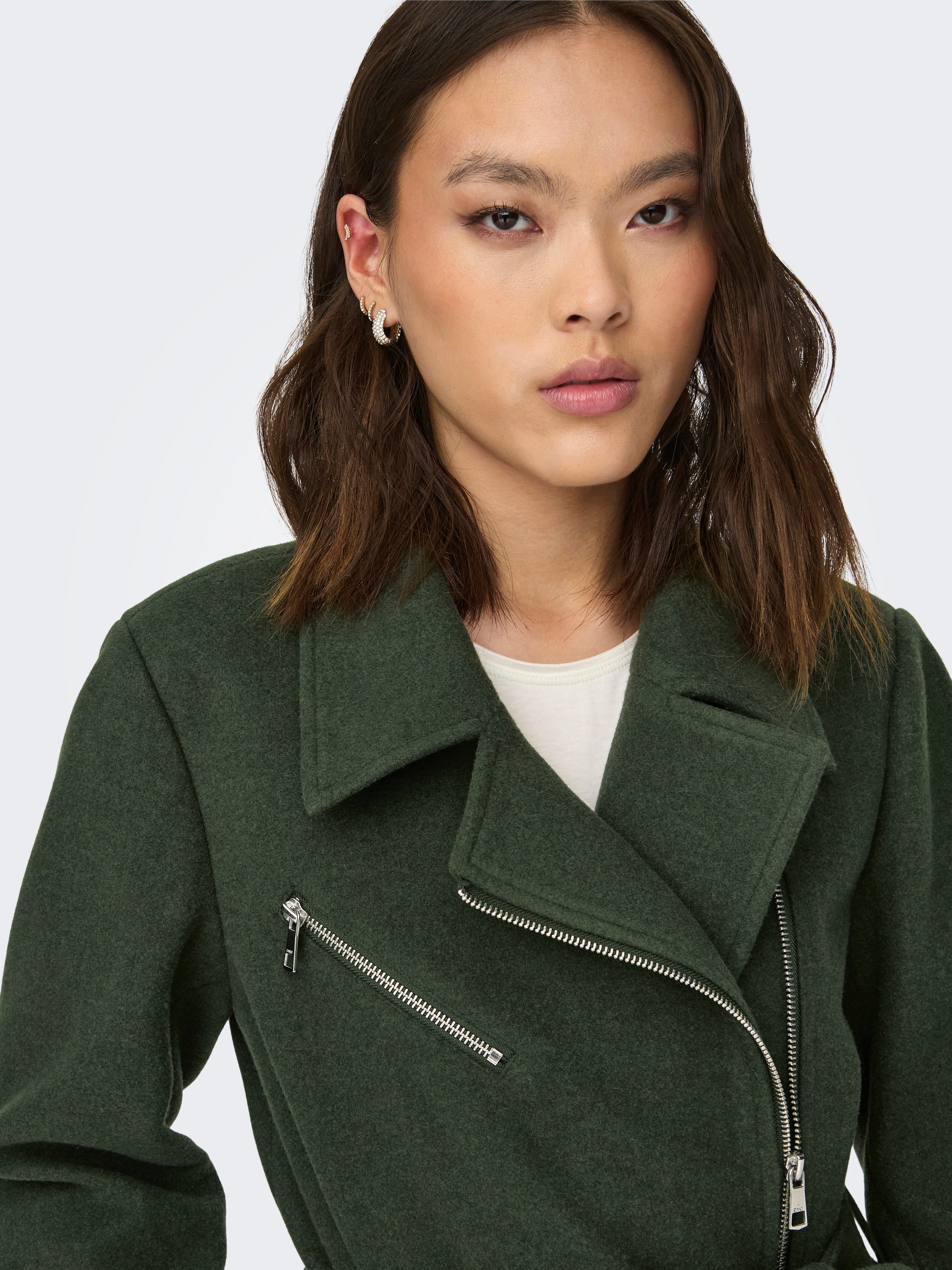 ONLY Kurzmantel "ONLEMILY ZIP BIKER COAT OTW" günstig online kaufen