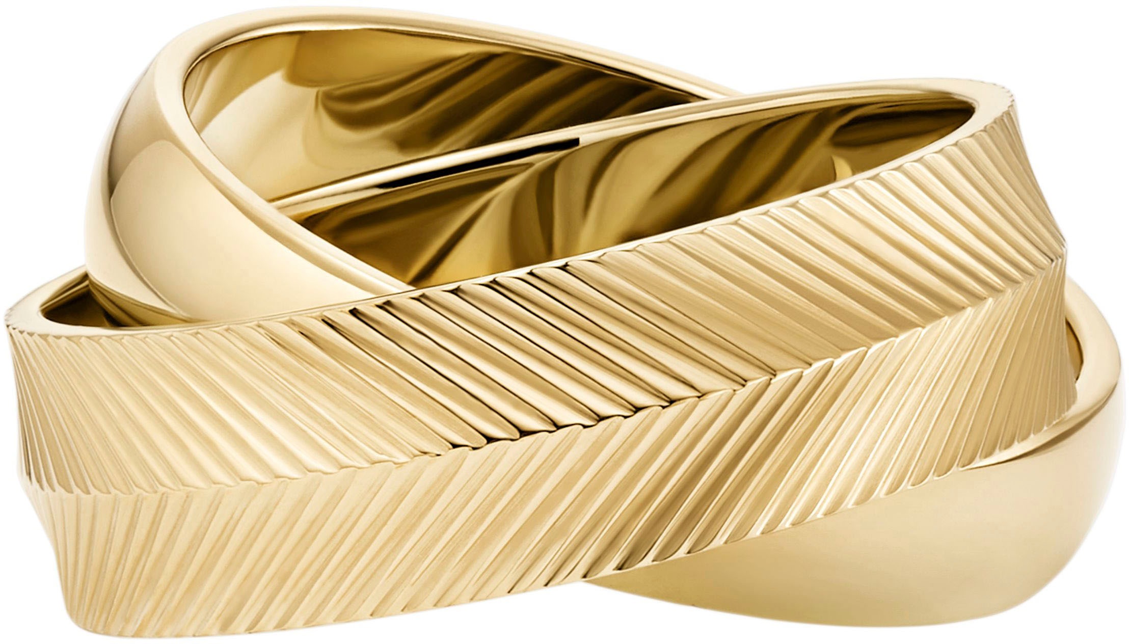 Fossil Fingerring »Schmuck Geschenk Edelstahl Ring Harlow, JF04806710«