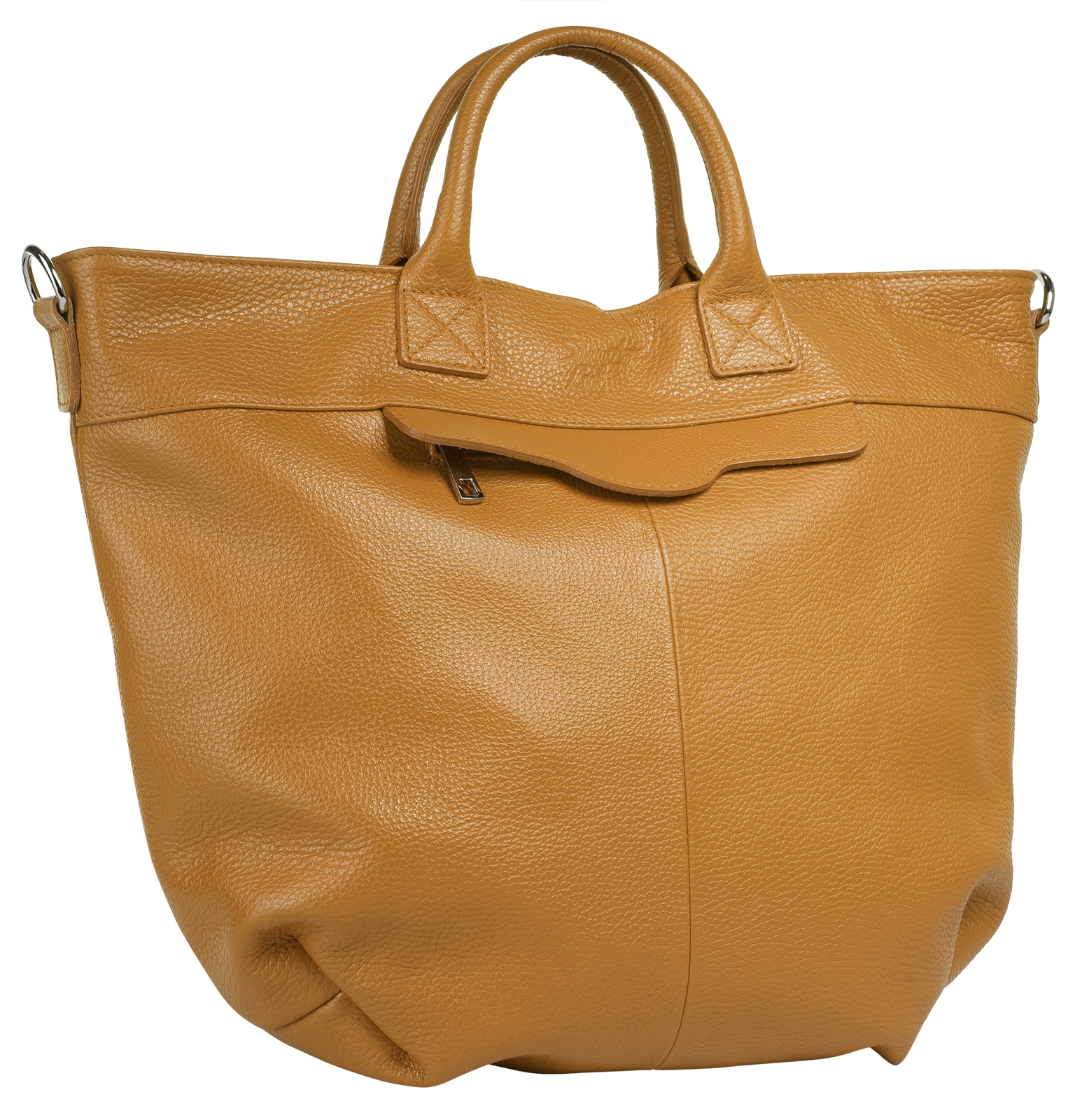Samantha Look Henkeltasche, echt Leder, Made in Italy