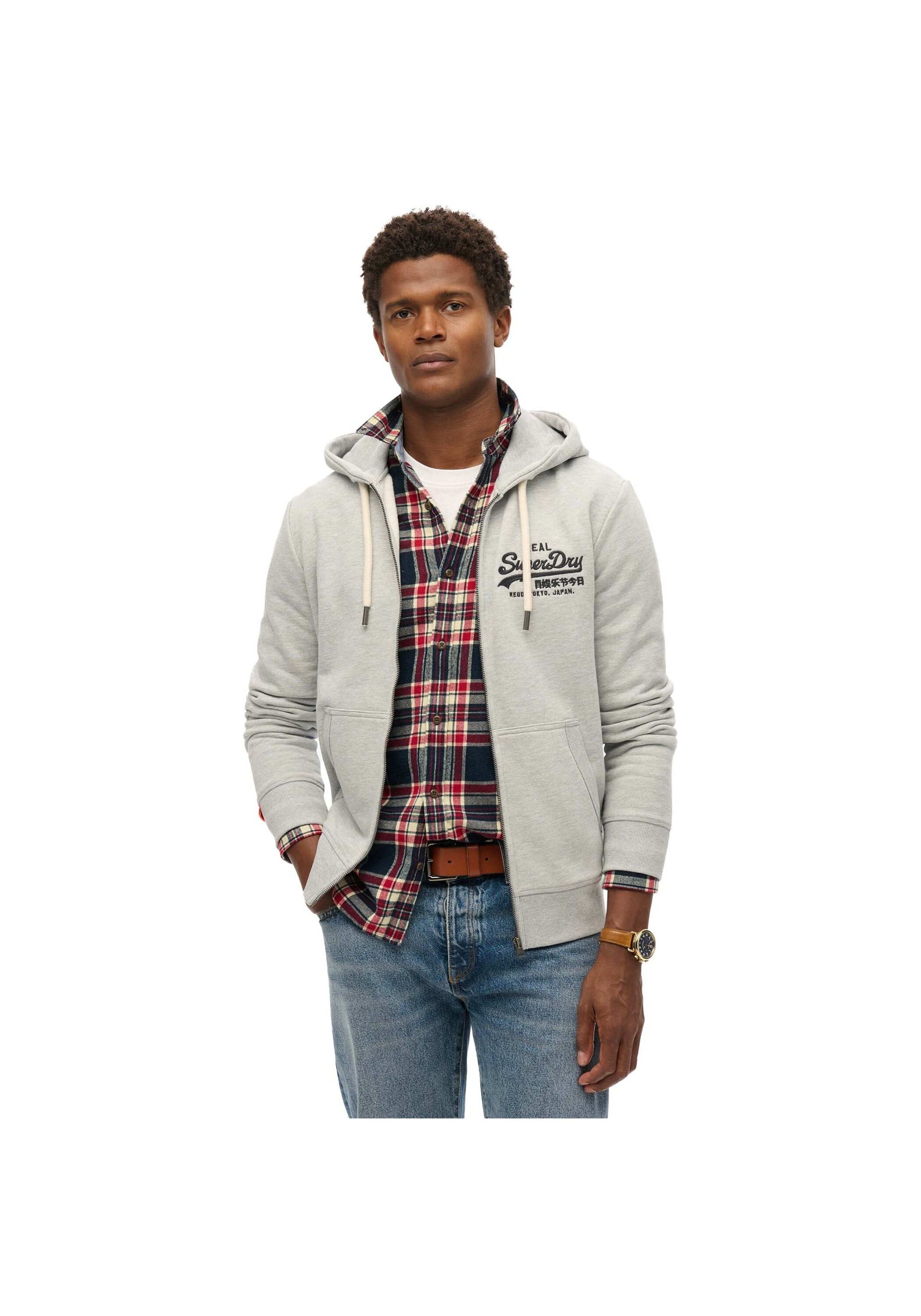 Superdry Sweatshirt »Sweatjacke VI Embroidered Ziphood«