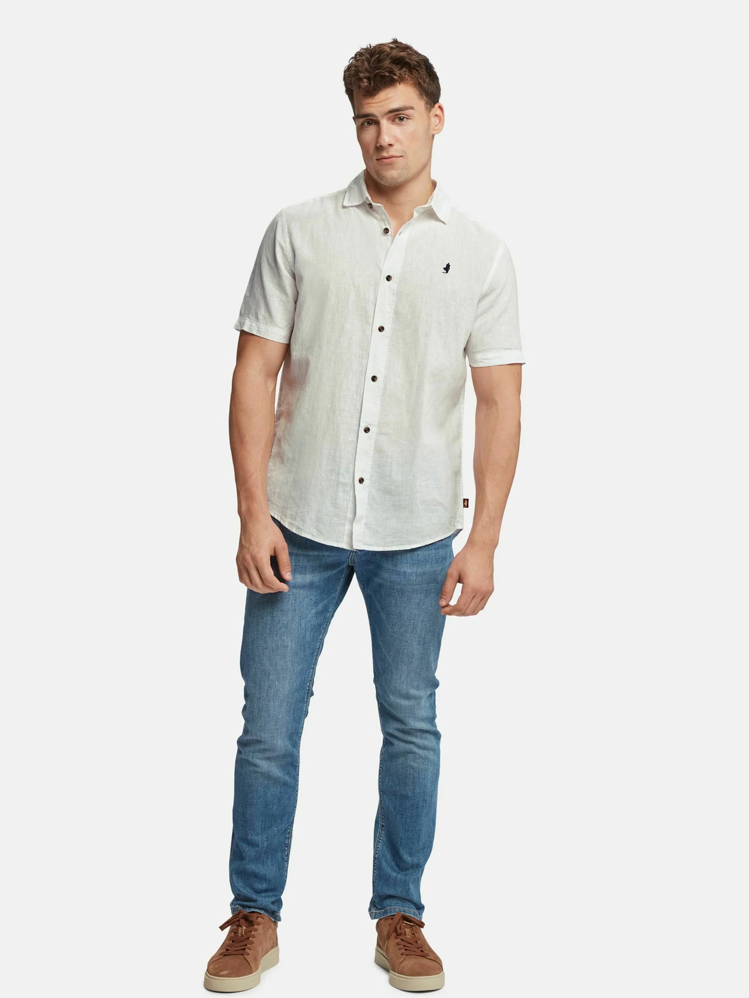 MCS Langarmhemd »MCS shirt Fort Worth«