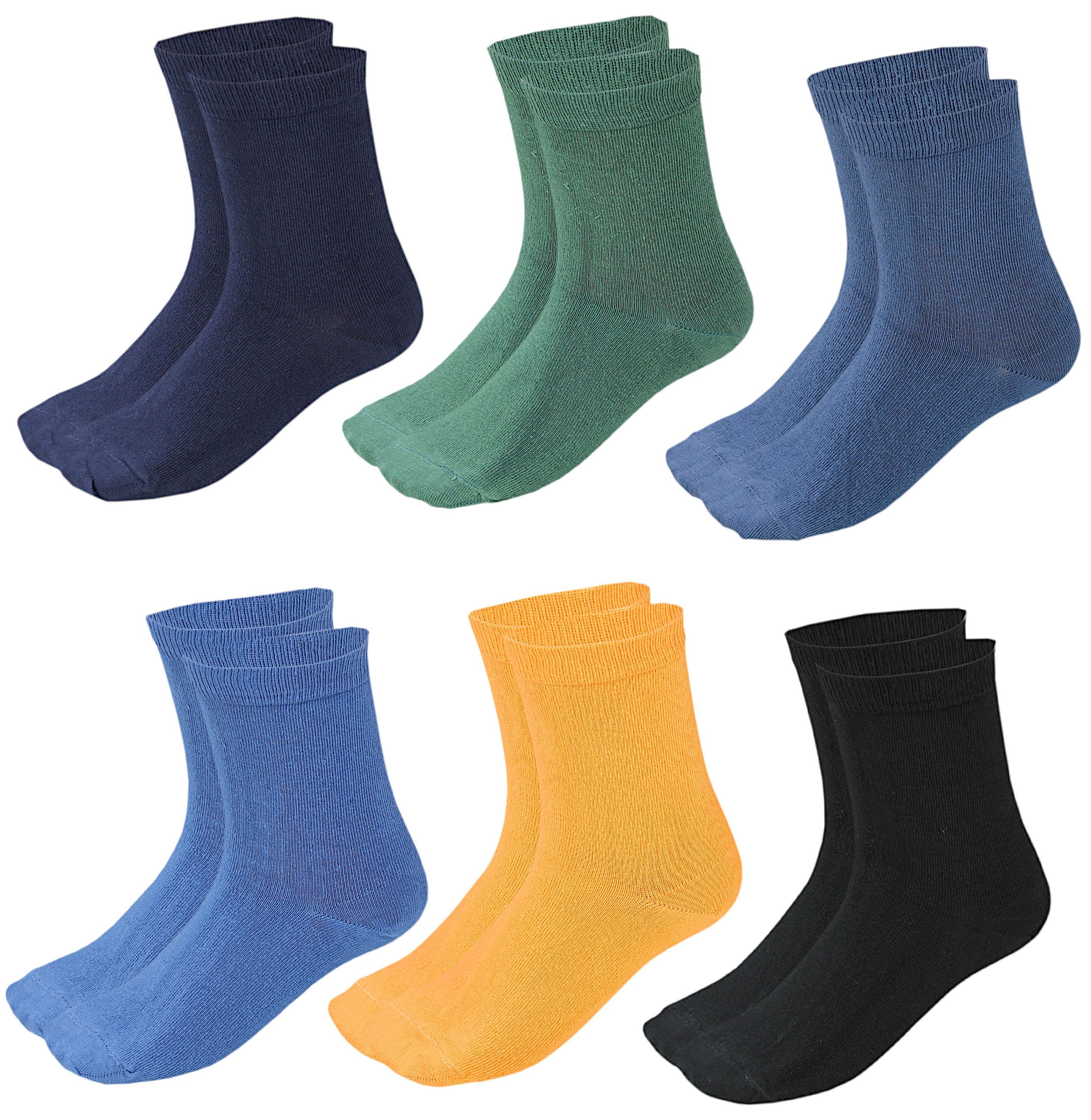 TupTam Kurzsocken "Socken Kinder Socken Mädchen Jungen Bunt Gemustert 6er Pack"