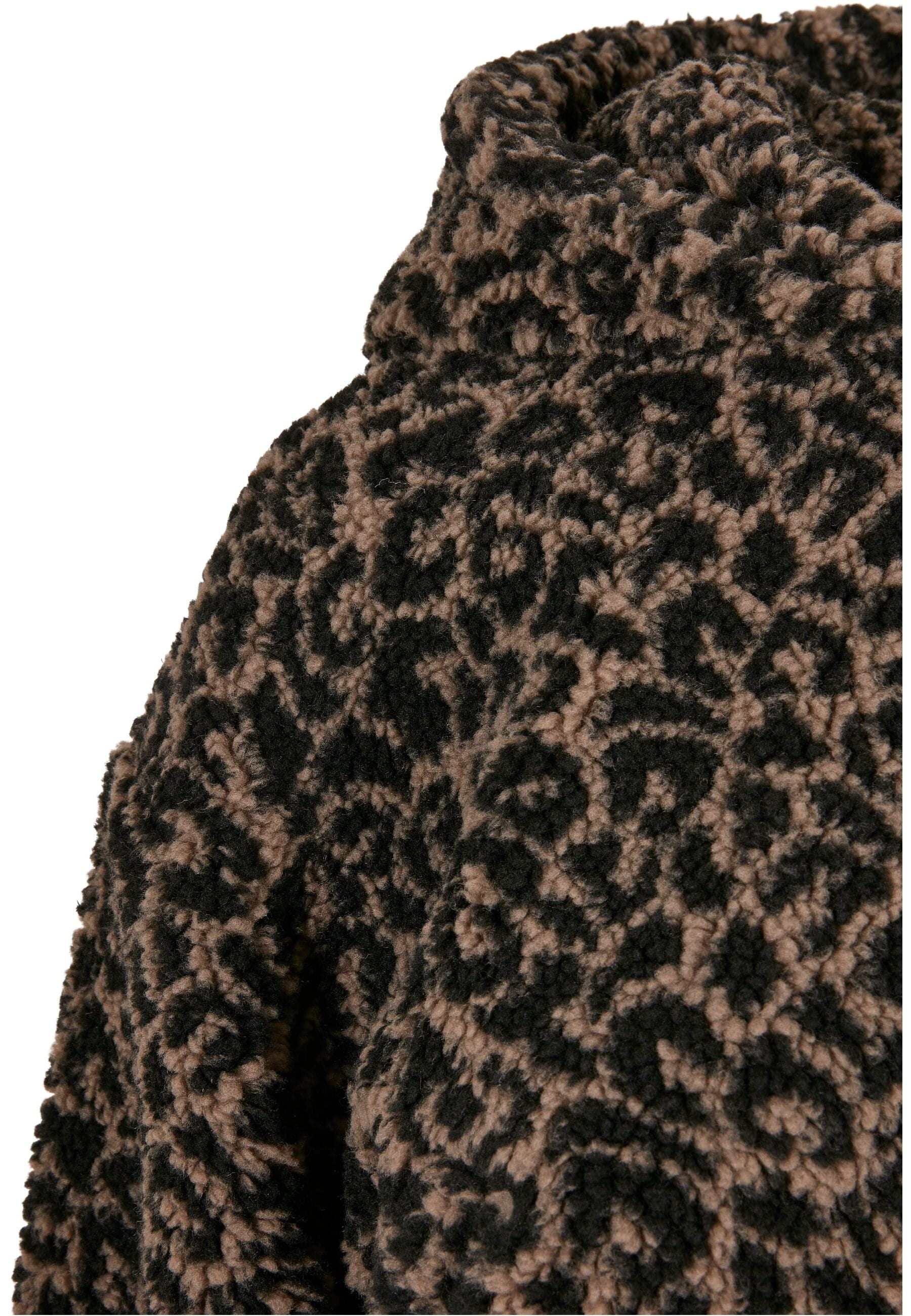 URBAN CLASSICS Allwetterjacke »Urban Classics Damen Ladies Short Oversized AOP Sherpa Jacket«, (1 St.), mit Kapuze
