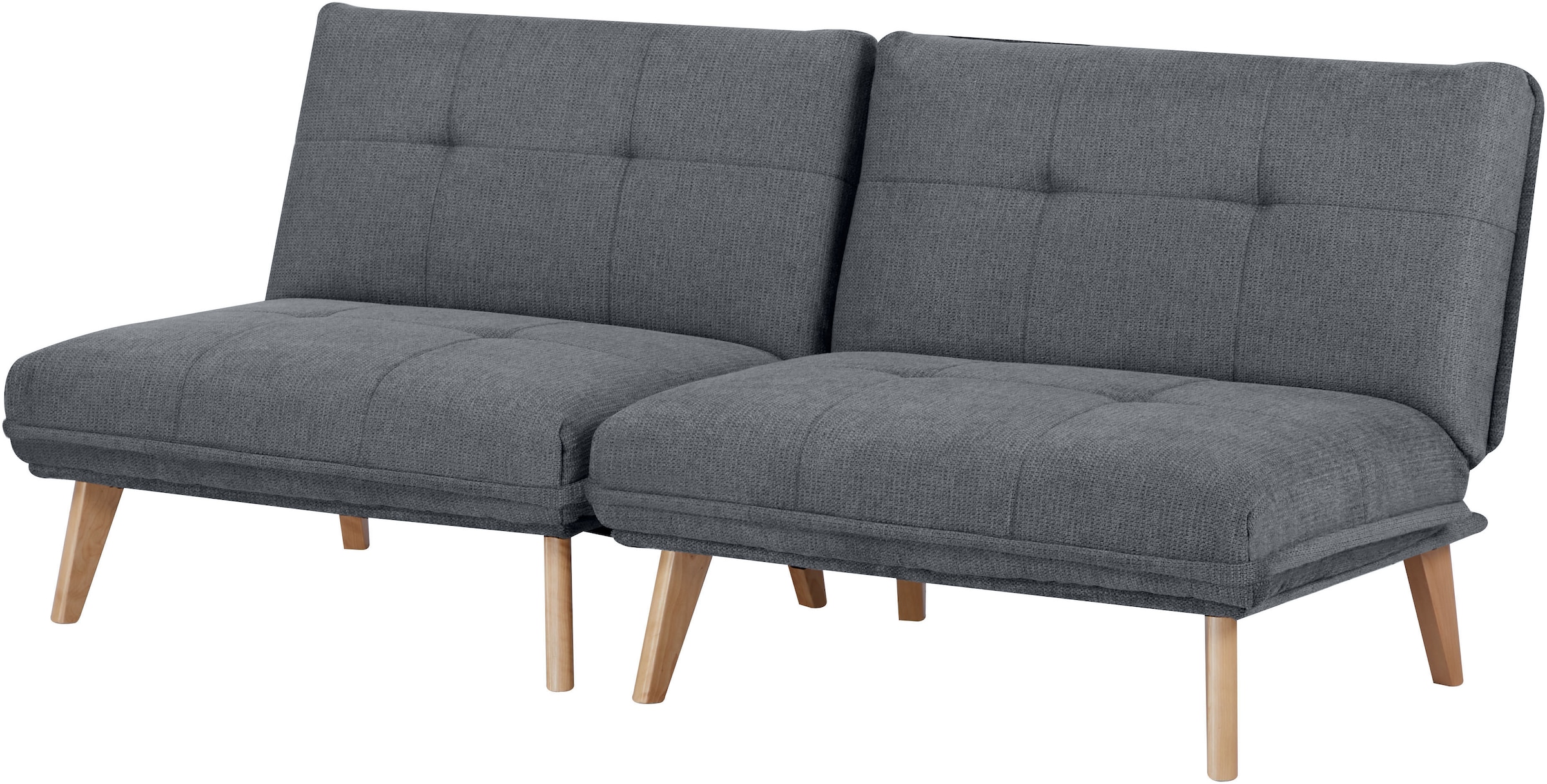INOSIGN Sessel »DELANEY Schlafsofa, bestehend aus 2 Modulen, mit Schlaffunktion«, Bettsofa, Schlafsessel, Klappsofa, erweiterbar, in Webstoff