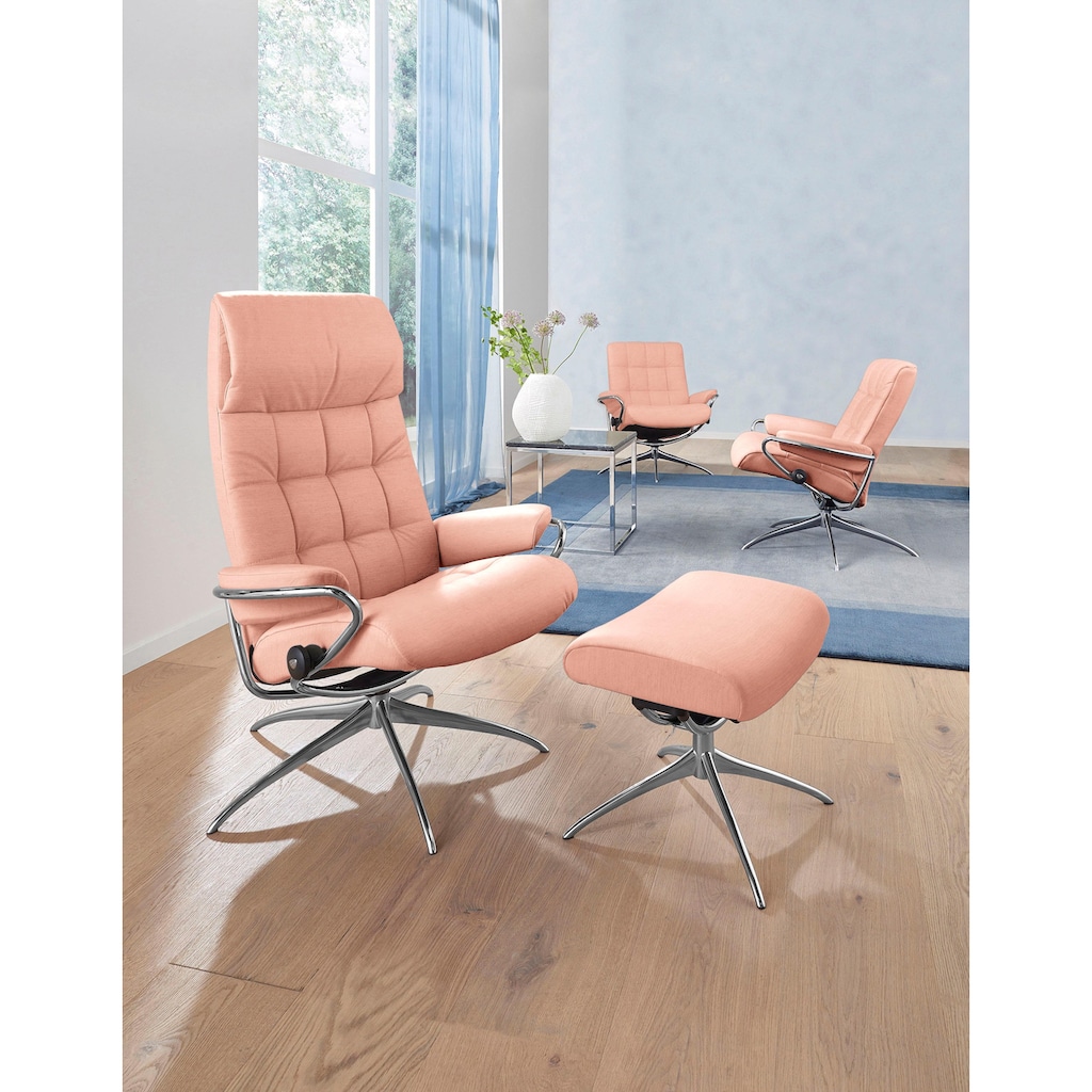 Stressless® Relaxsessel »London«, (Set, Relaxsessel mit Hocker)