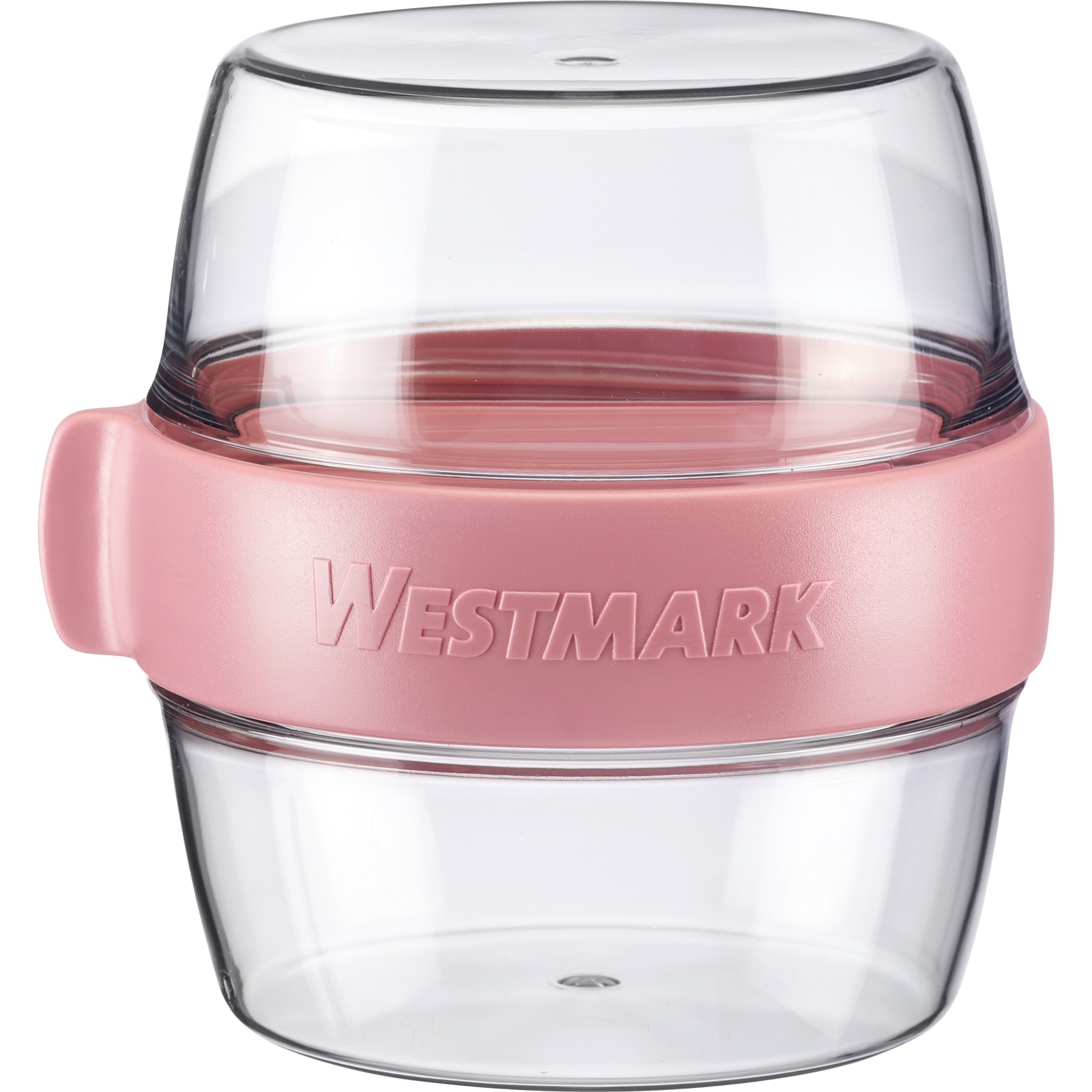 WESTMARK Lunchbox "Pocketbox "Maxi", 700 ml" Meal-Prep Dose to go, 2 x 350 ml, für Joghurt, Obst, Gemüse