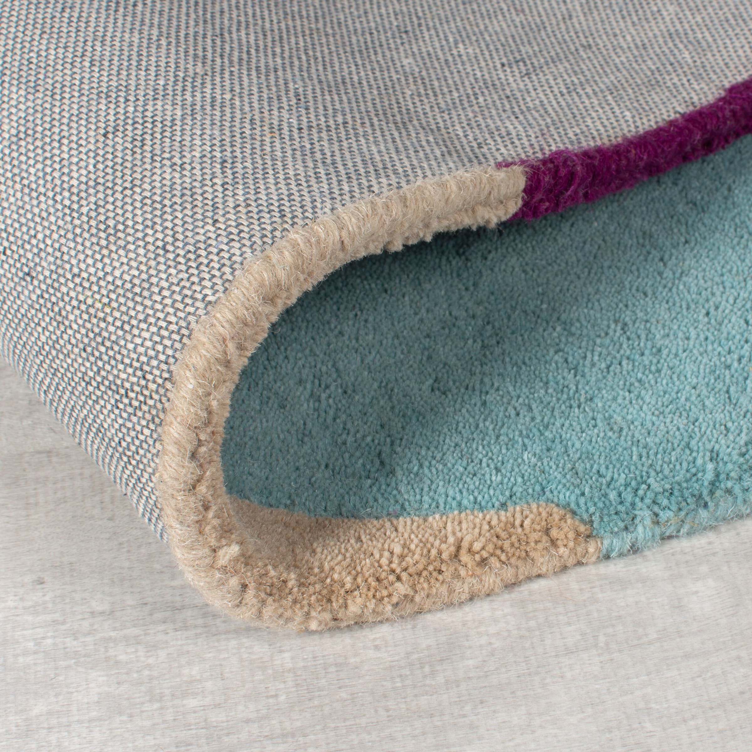 FLAIR RUGS Wollteppich »Mia Arch«, rechteckig, 12 mm Höhe, mit gebogener Kantenform