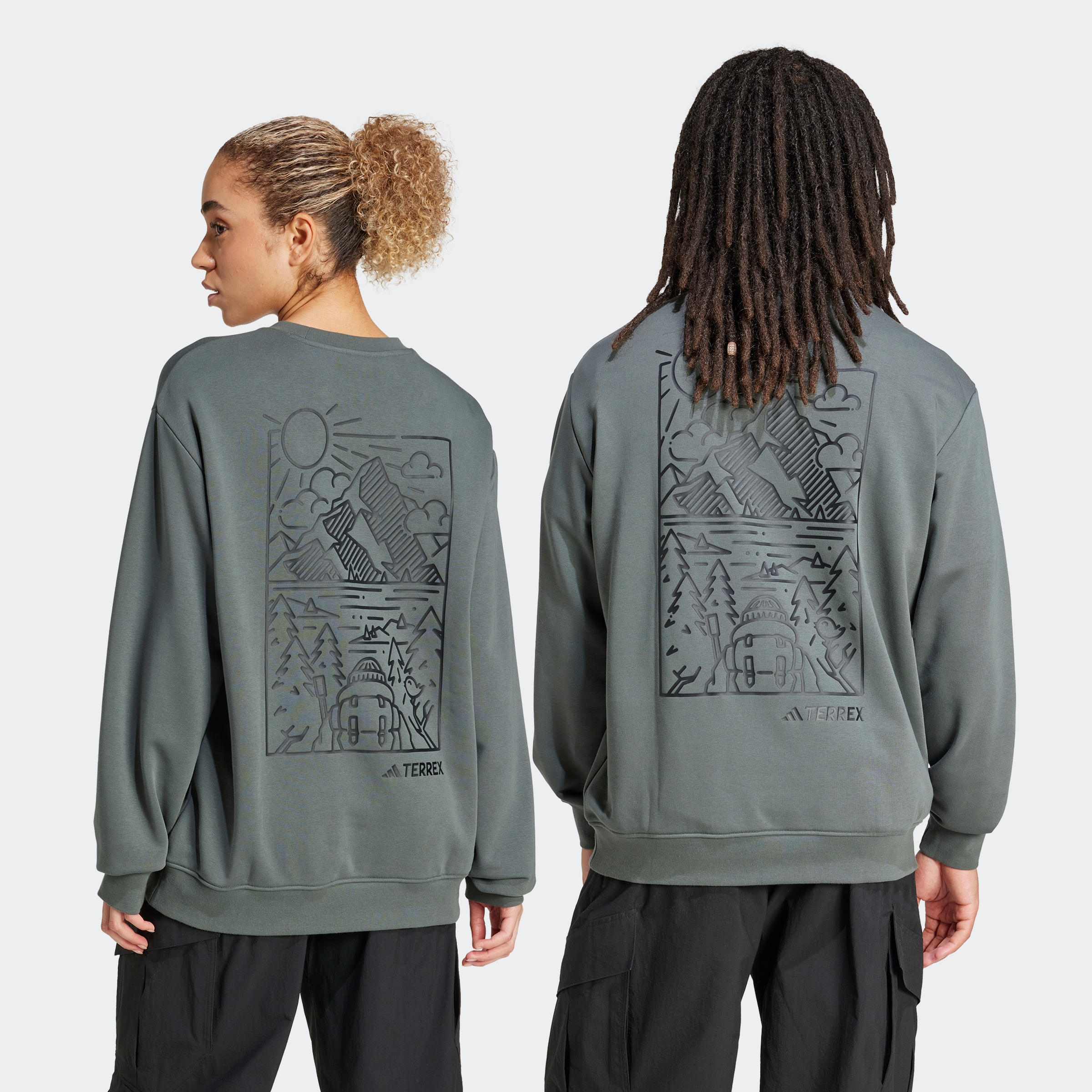 adidas TERREX Funktionsshirt "WILD CREW" günstig online kaufen