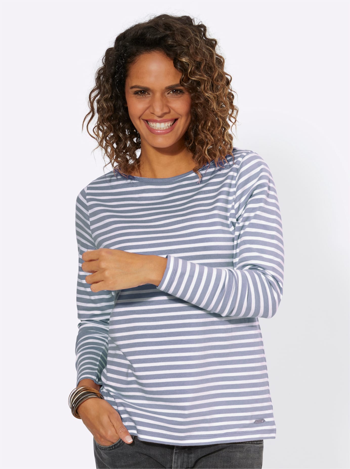 Casual Looks Langarmshirt »Ringelshirt«, (1 tlg.)