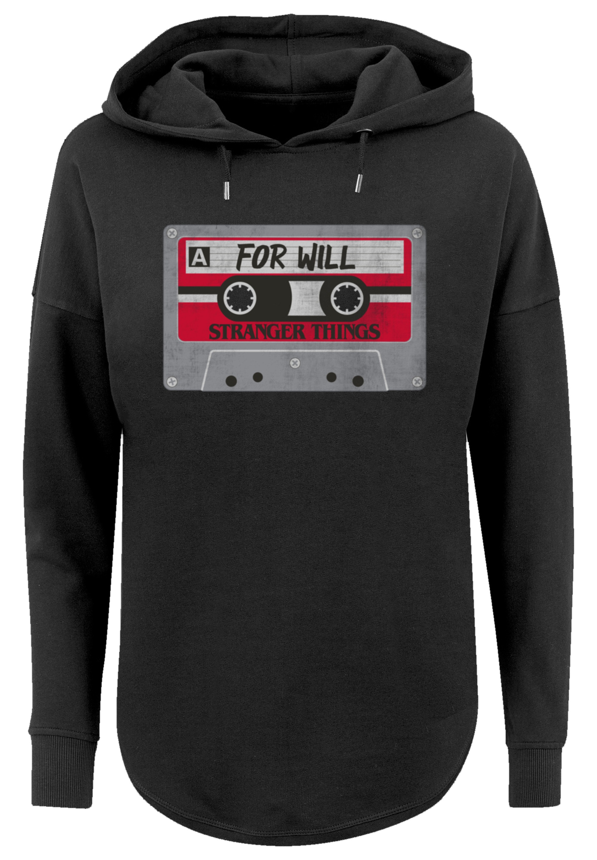 F4NT4STIC Kapuzenpullover »Stranger Things Cassette For Will Netflix«, Premium Qualität