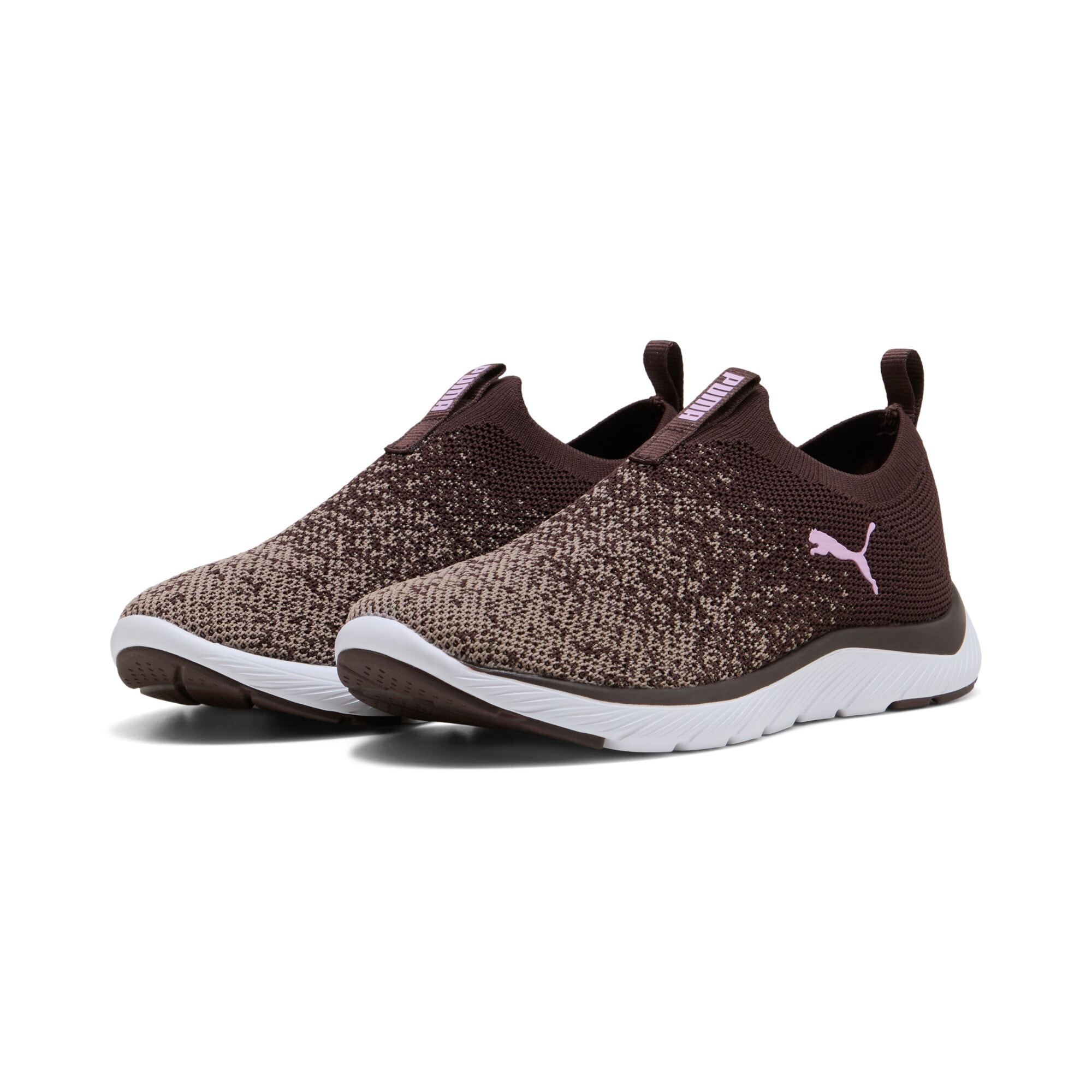 PUMA Slip-On Sneaker "SOFTRIDE REMI SLIP-ON KNIT WNS" für Sport, mit SOFTFOAM+ Dämpfung, aus gestricktem Textil
