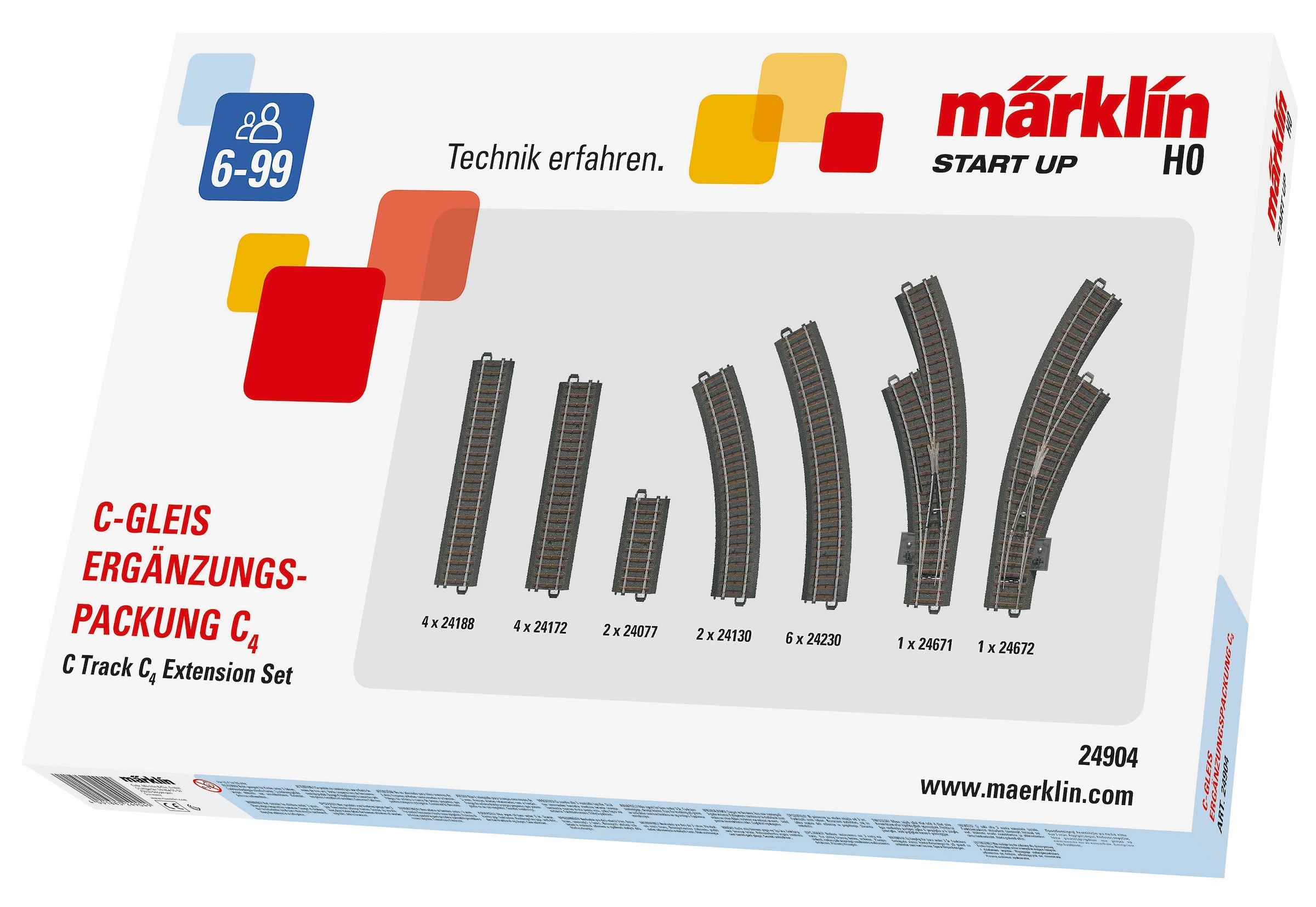 Gleise-Set »Märklin Start up - C4 - 24904«