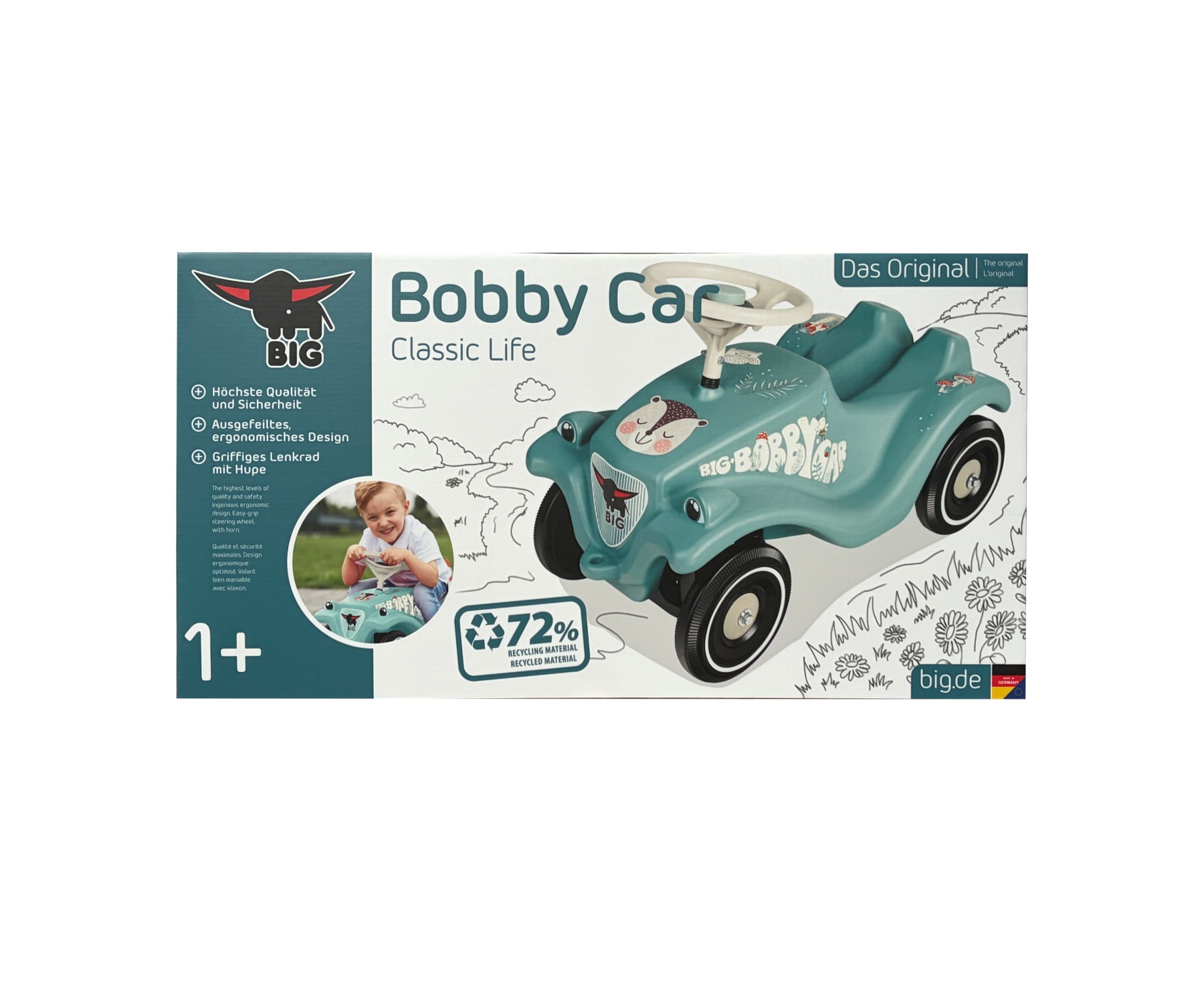 BIG Rutscherauto »BIG Bobby Car Classic Life« Made in Germany