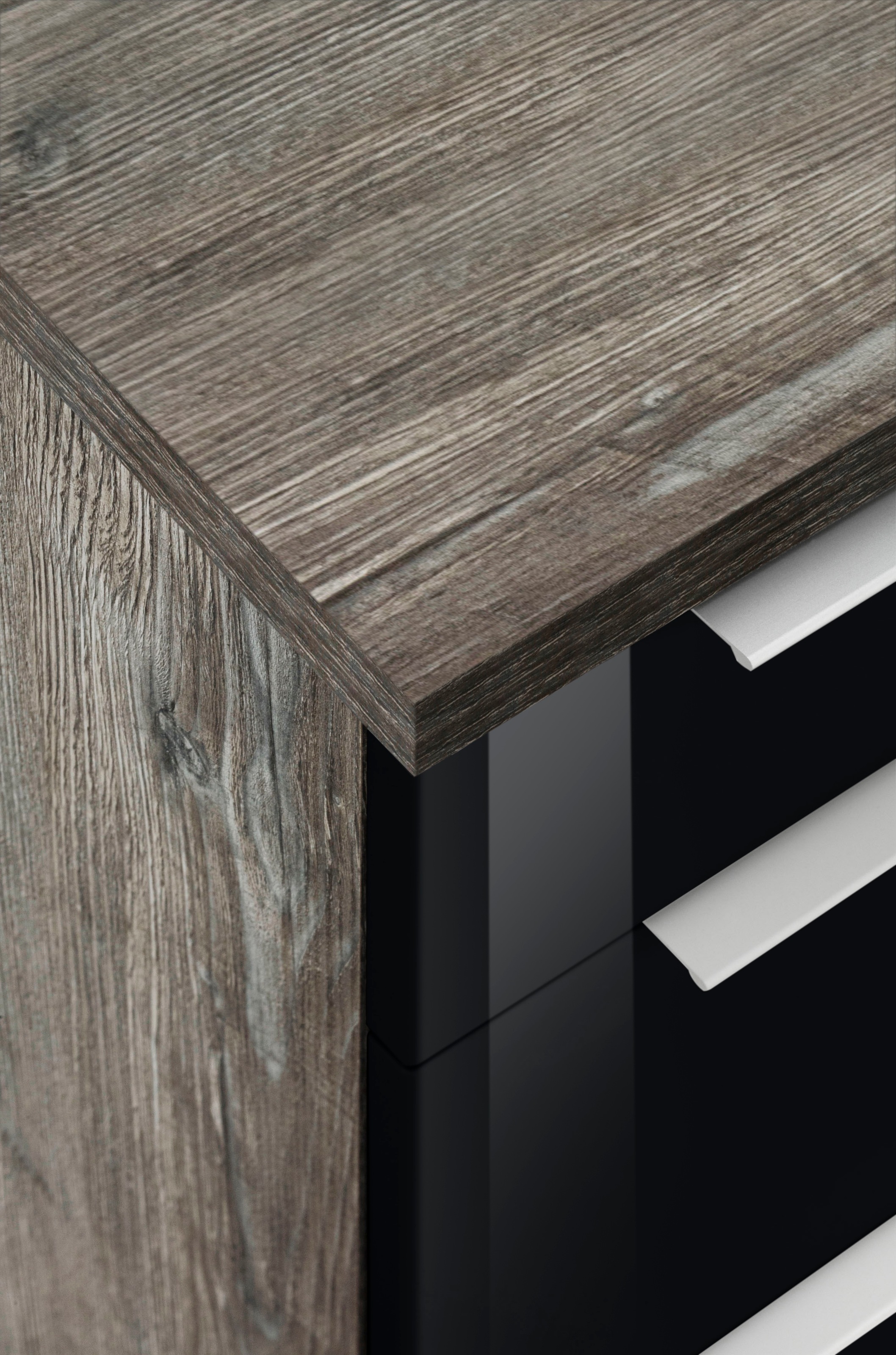 KOCHSTATION Küchenzeile »KS-Brindisi Breite 280 cm«, wahlweise mit E-Geräten und Induktion, mit MDF-Fronten und Regal