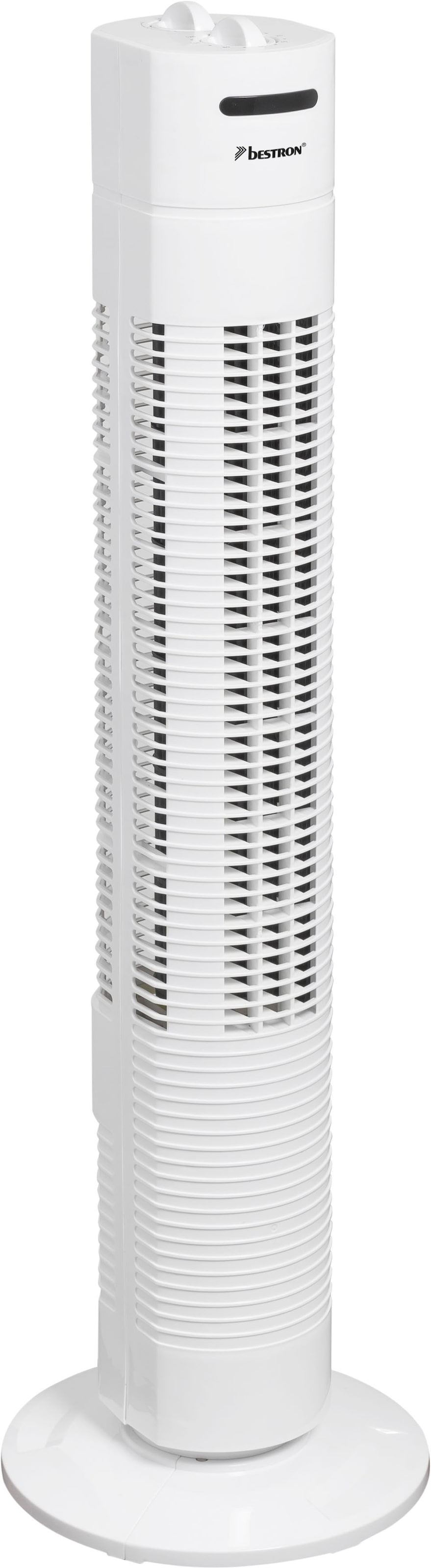 bestron Turmventilator »mit Schwenkfunktion«, Höhe: 75 cm, 50 W, Weiß