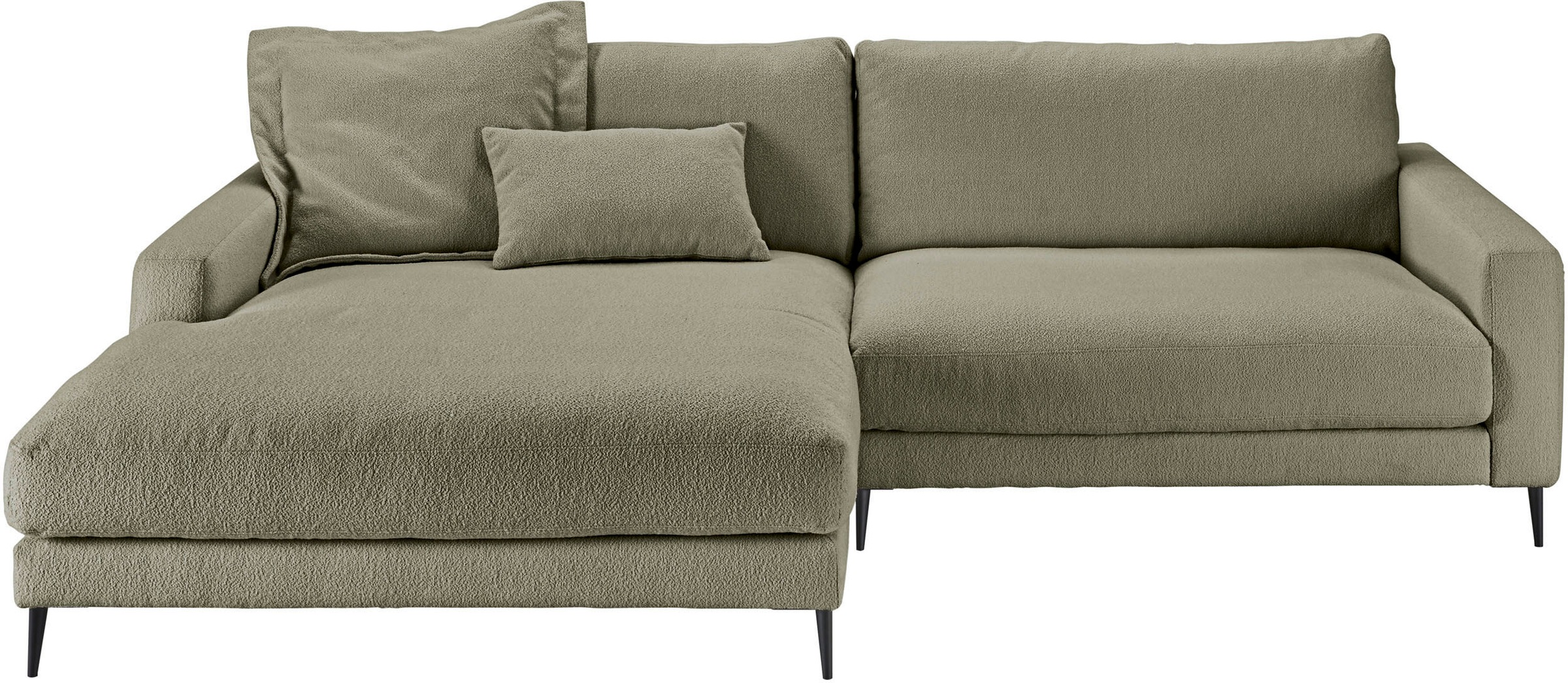 INOSIGN Ecksofa "Downtown, B/T/H: 272/190/84 cm L-Form", weicher Sitzkomfor günstig online kaufen