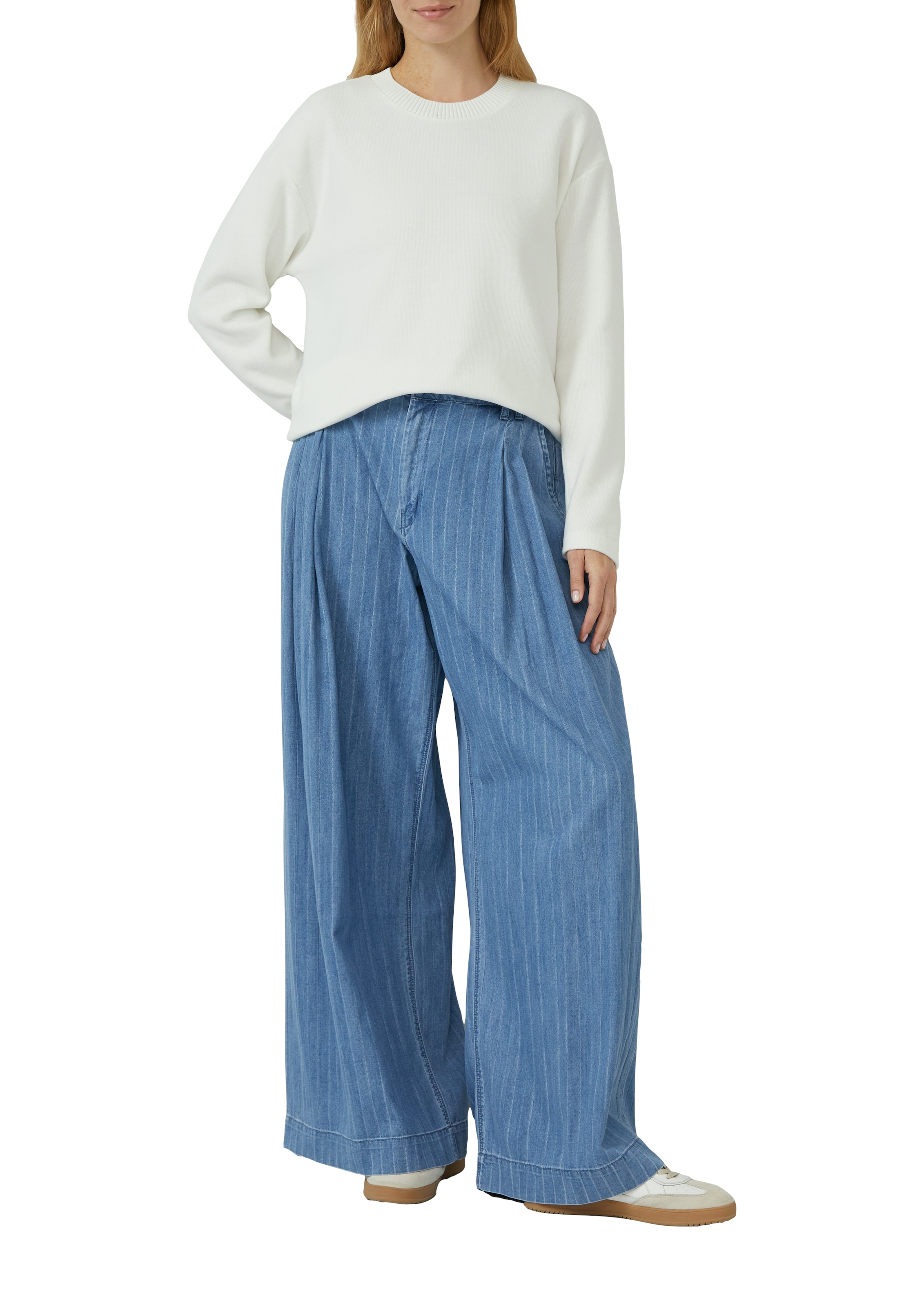 s.Oliver Sweatshirt, mit Rippblende