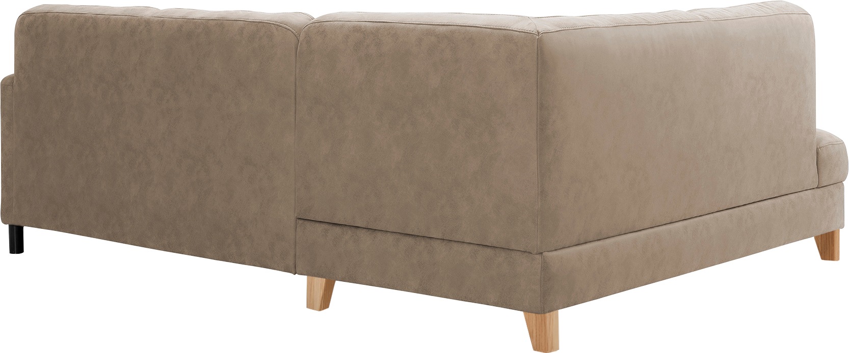 exxpo - sofa fashion Ecksofa »Elio, kompakt und komfortabel, bequem, zeitloses Design, L-Form«, wahlweise mit Bettfunktion und Bettkasten