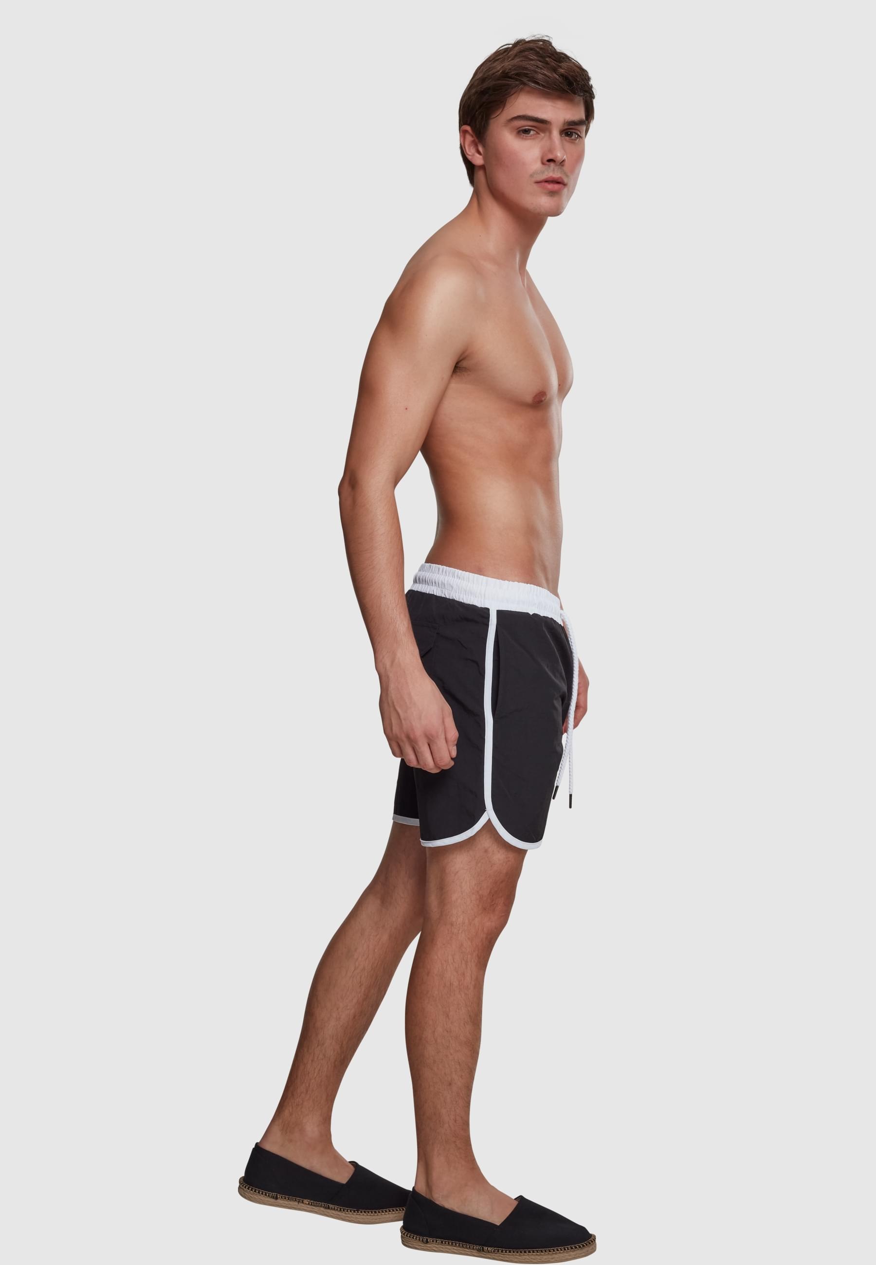URBAN CLASSICS Badeshorts »Urban Classics Herren Retro Swimshorts«