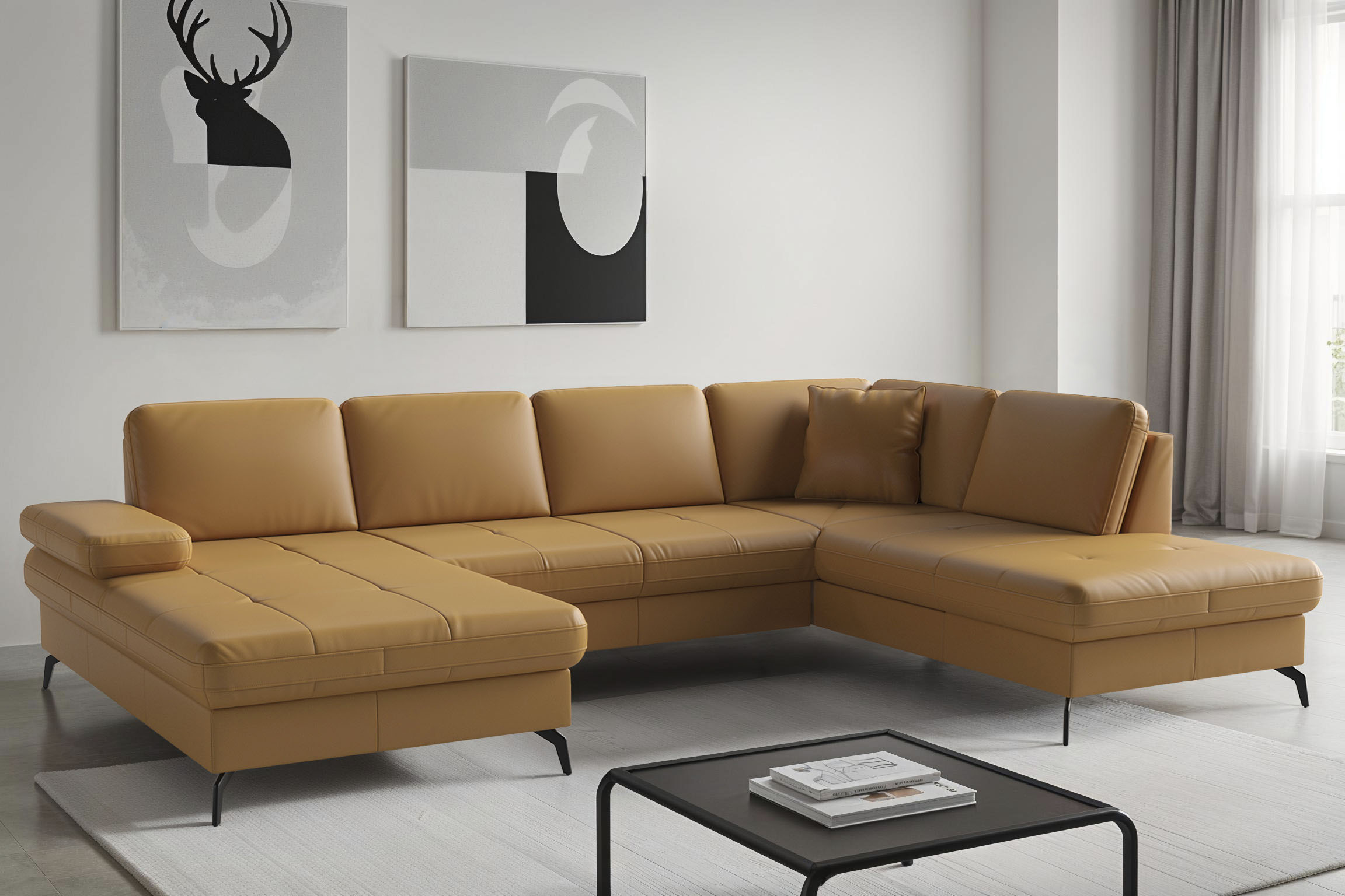 sit&more Wohnlandschaft "Morris Jubi, Breite 300 cm" mit Armteilfunktion, optional mit Schlaffunktion