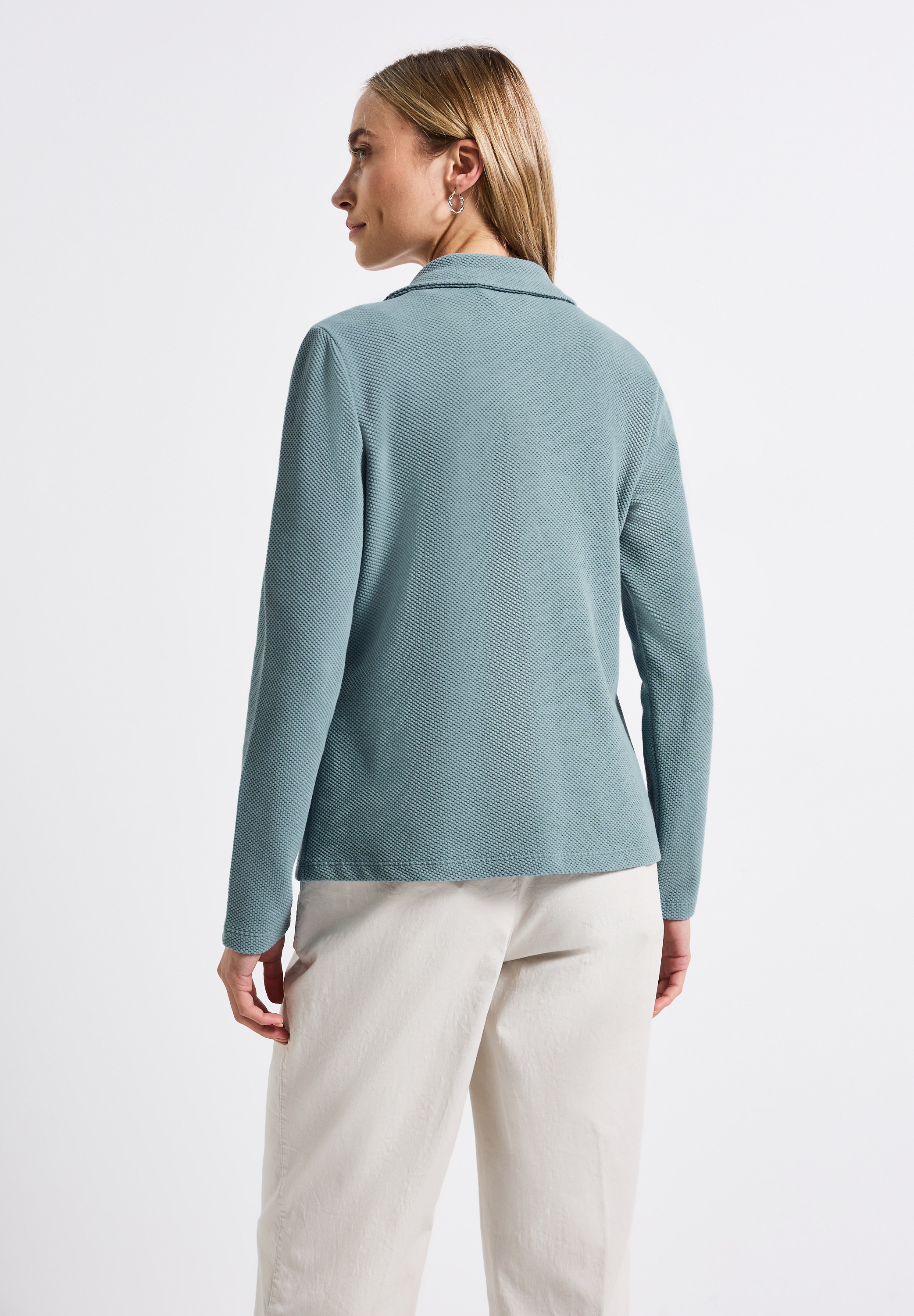 STREET ONE Kurzblazer, aus softem Materialmix