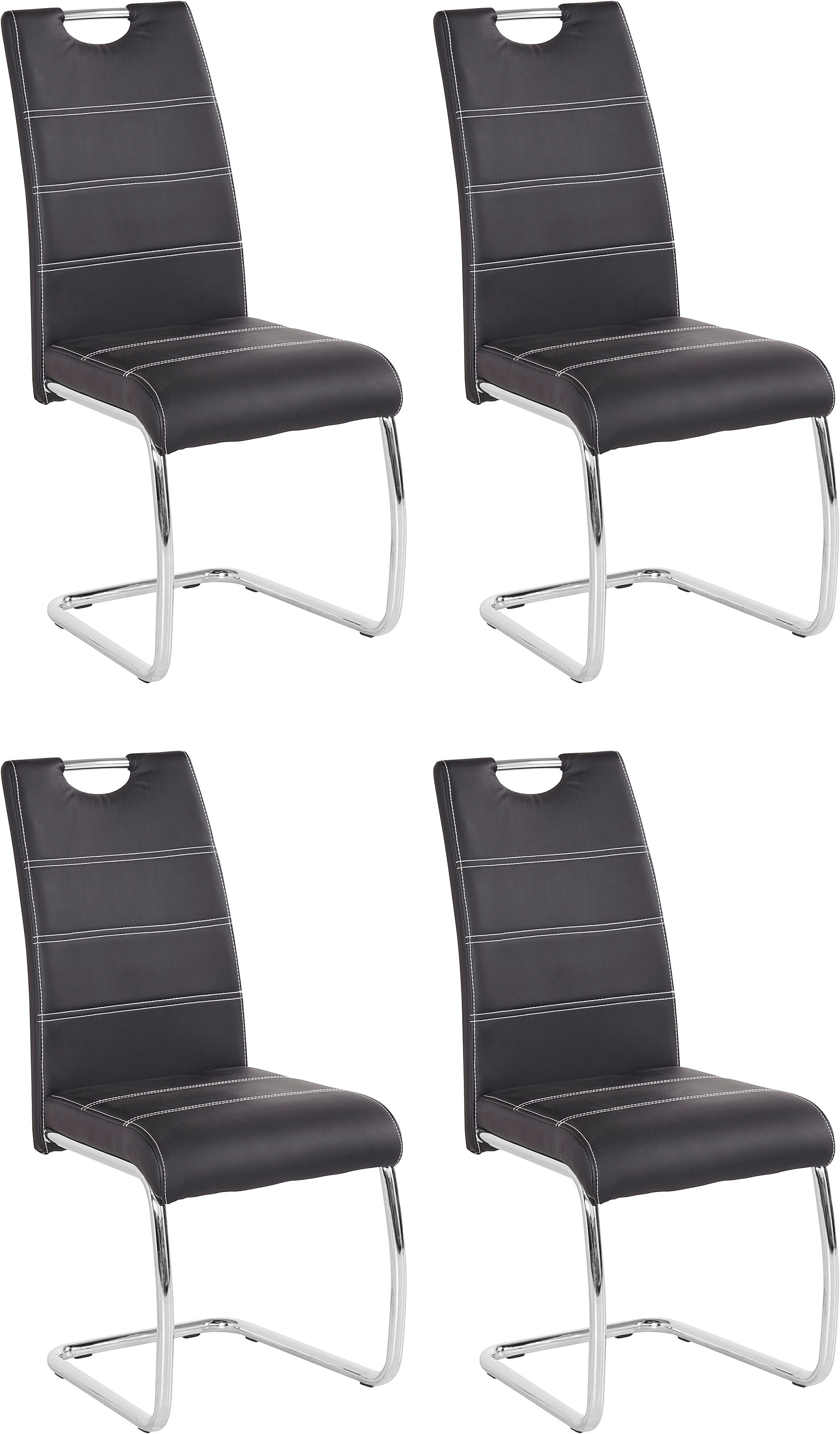 HELA Freischwinger "Flora, Esszimmerstühle" (Set) 4 Stk.Schwingstuhl Set: 1 günstig online kaufen