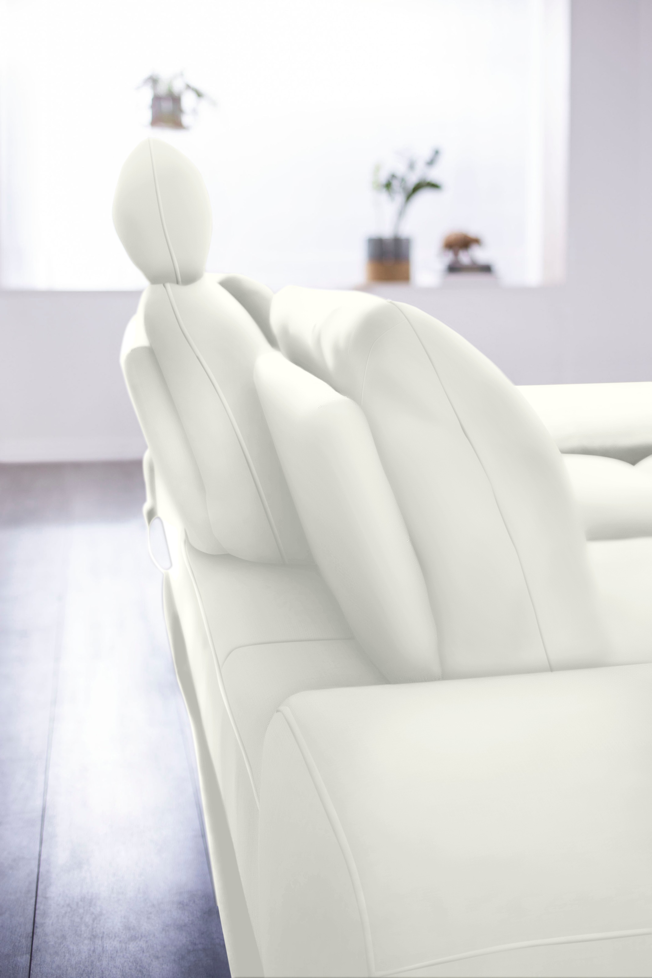 W.SCHILLIG Ecksofa »valentinoo, Designsofa, bequem, elegant und zeitlos, L-Form«, (Set), inklusive Hocker, mit Sitztiefenverstellung, Breite 299 cm