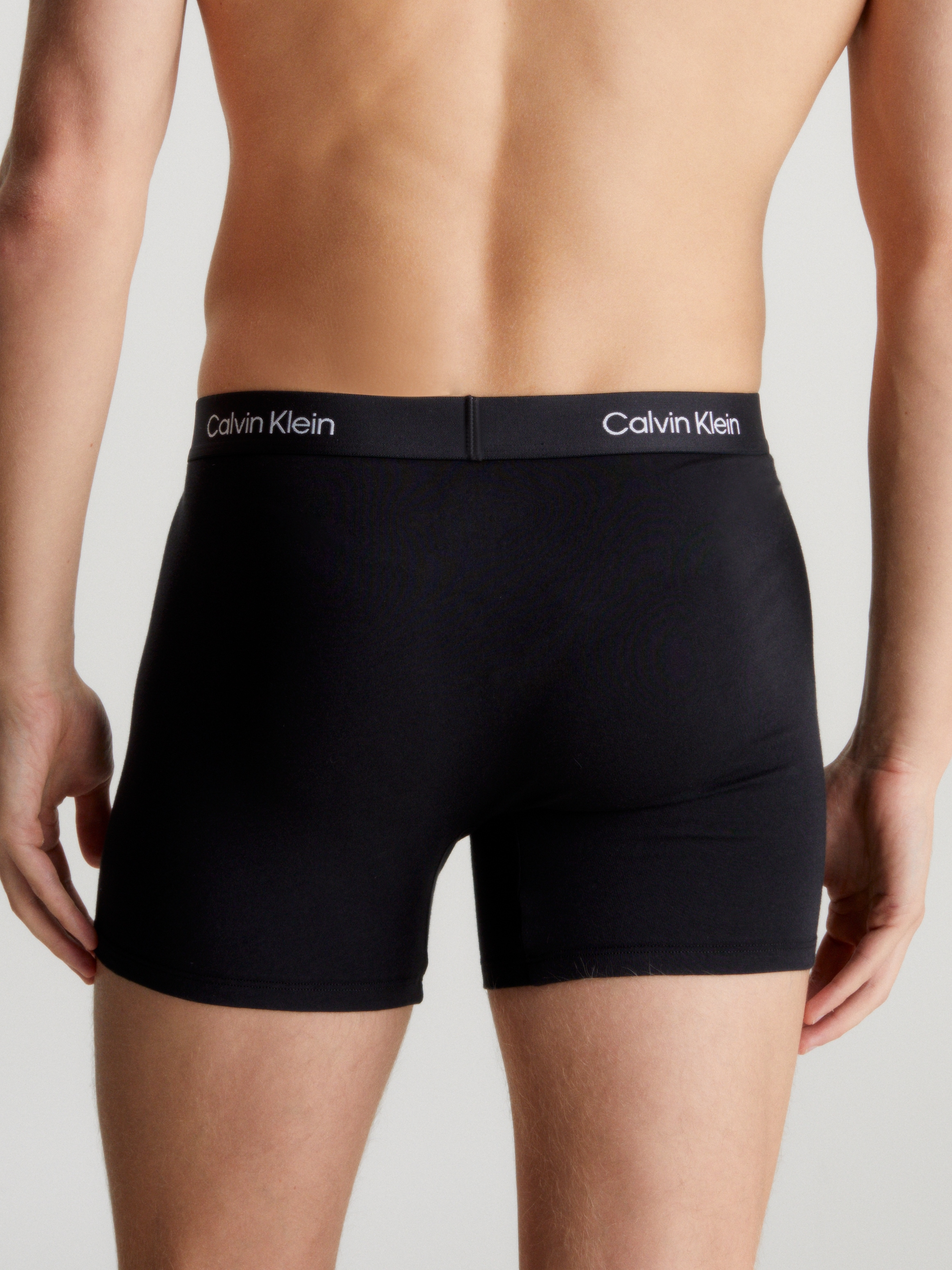 Calvin Klein Underwear Boxer »BOXER BRIEF 3PK«, (Packung, 3 St., 3er-Pack), mit Logo-Elastikbund