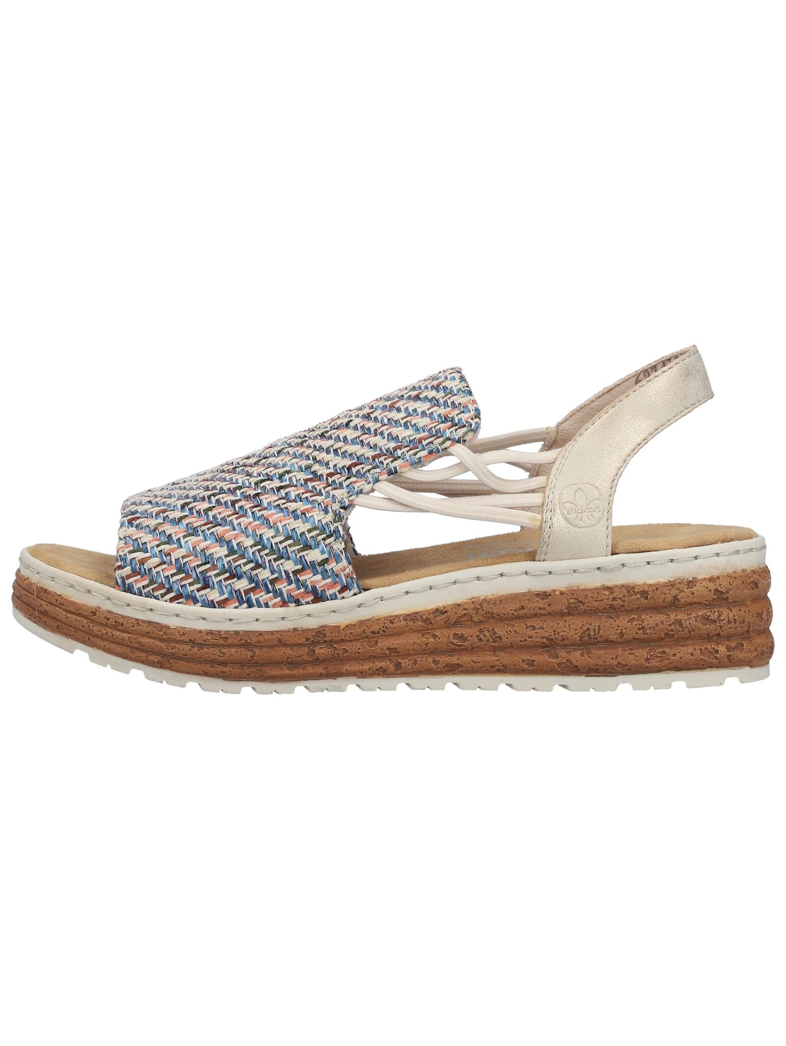 Rieker Keilsandalette "Rieker Sandalen Textil" günstig online kaufen