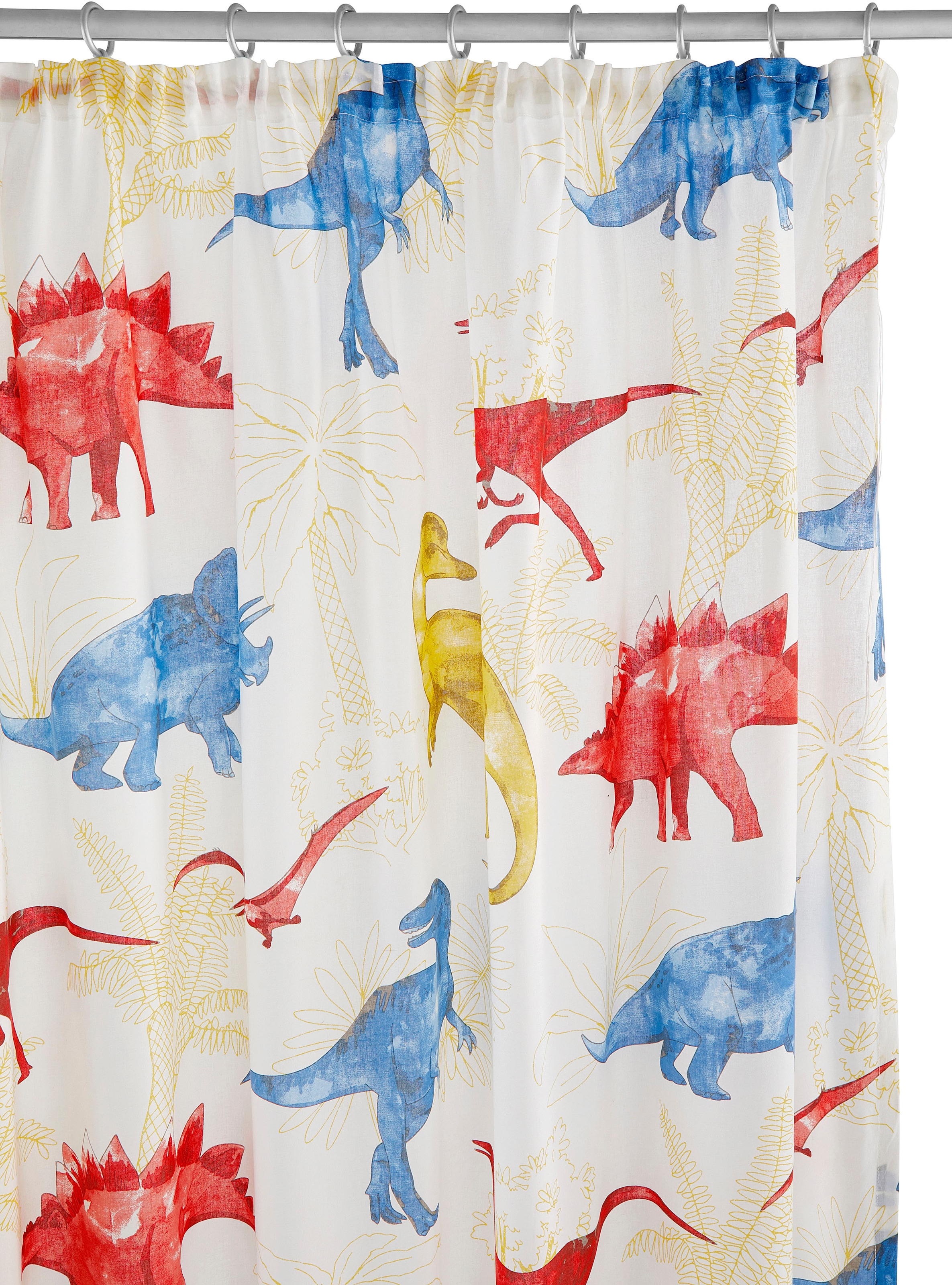 my home Gardine »DINO«, (1 St.), Kindergardine, einseitig mit Dinosauriern bedruckt