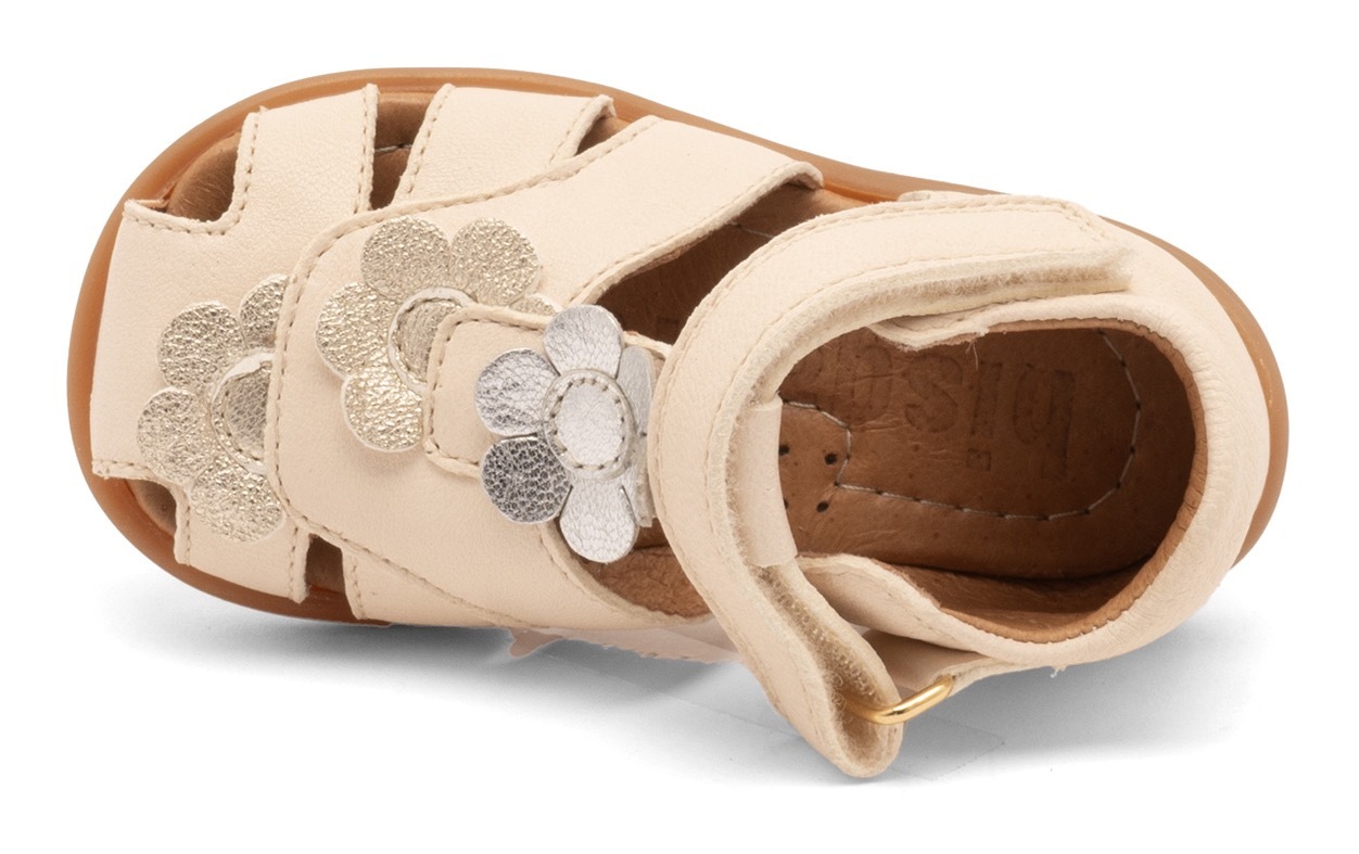 Bisgaard Sandale »oline Weite: normal«, Babyschuh, Festtagsschuh mit Klett, Größenschablone zum Download